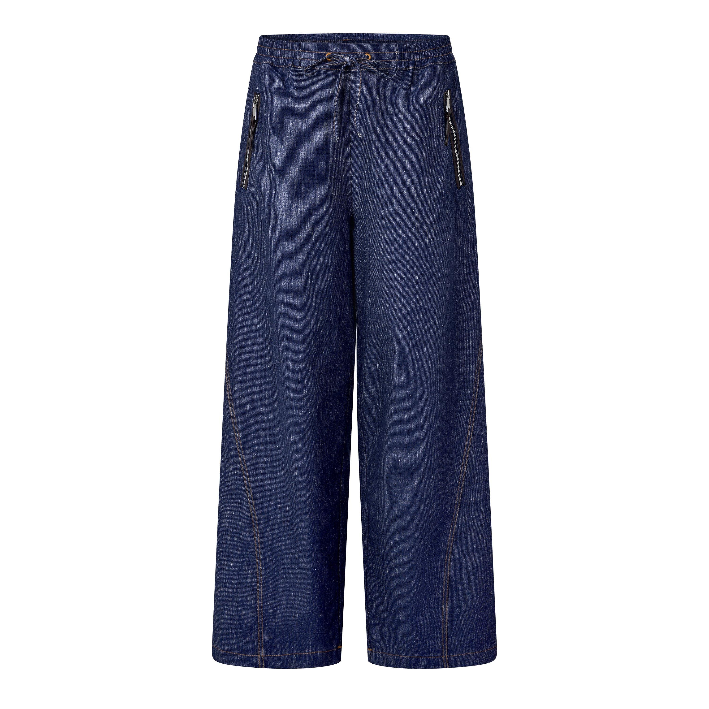 NAVY - Max and Co - TR MCOAGGRAVI WIDE LEG TR - 1