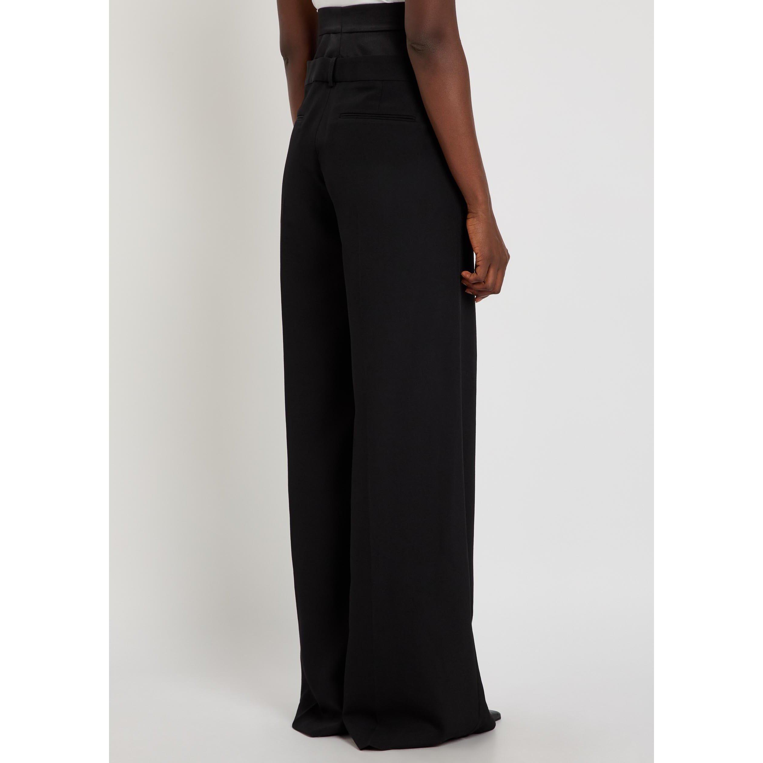 BLACK - Erdem - GRAIN DE POUDRE WIDE LEG TROUS - 3