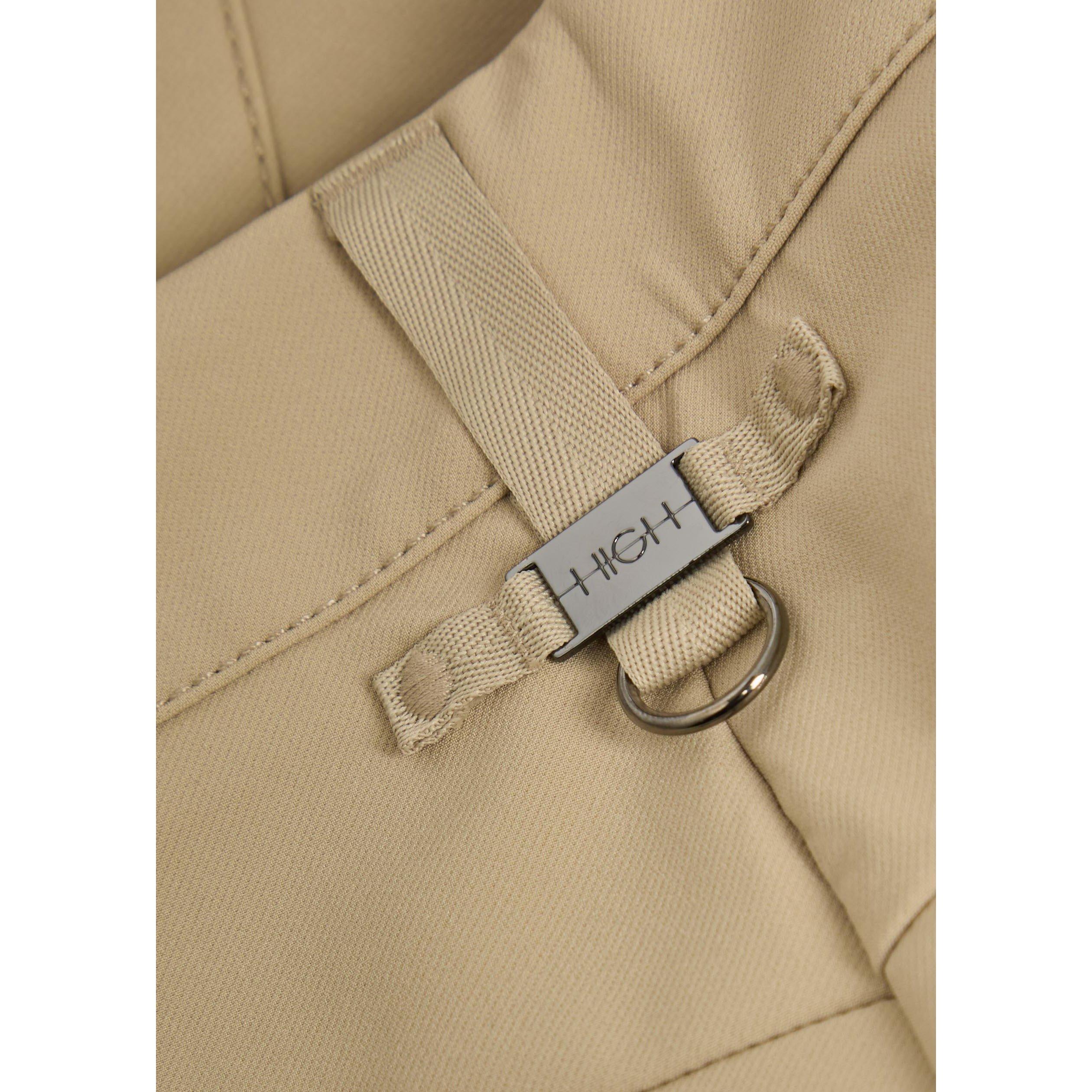 BEIGE - High - Women's Greece Barrel-Leg Tapered Trousers - 4