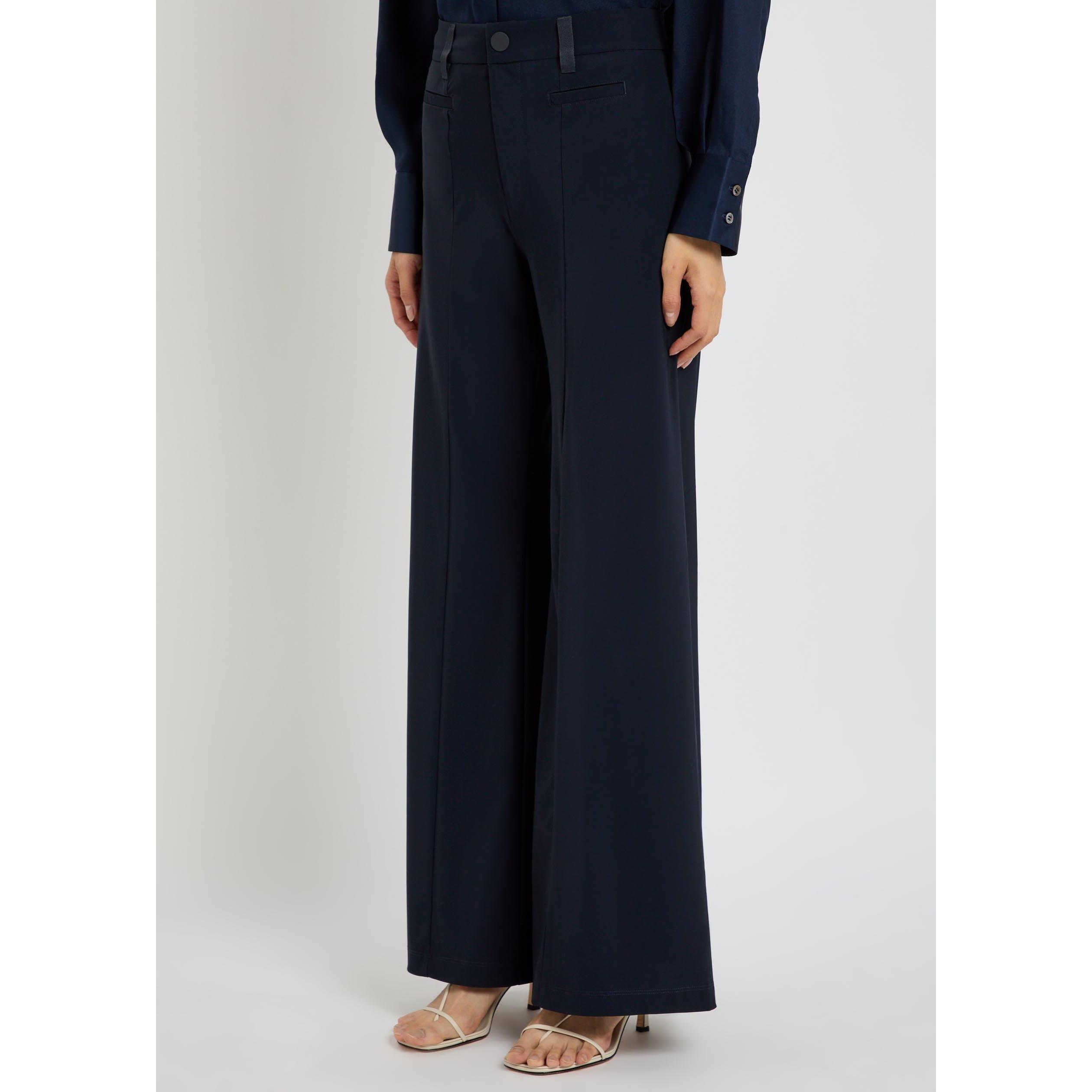 NAVY - High - Women's Be-Side Wide-Leg Trousers - 2