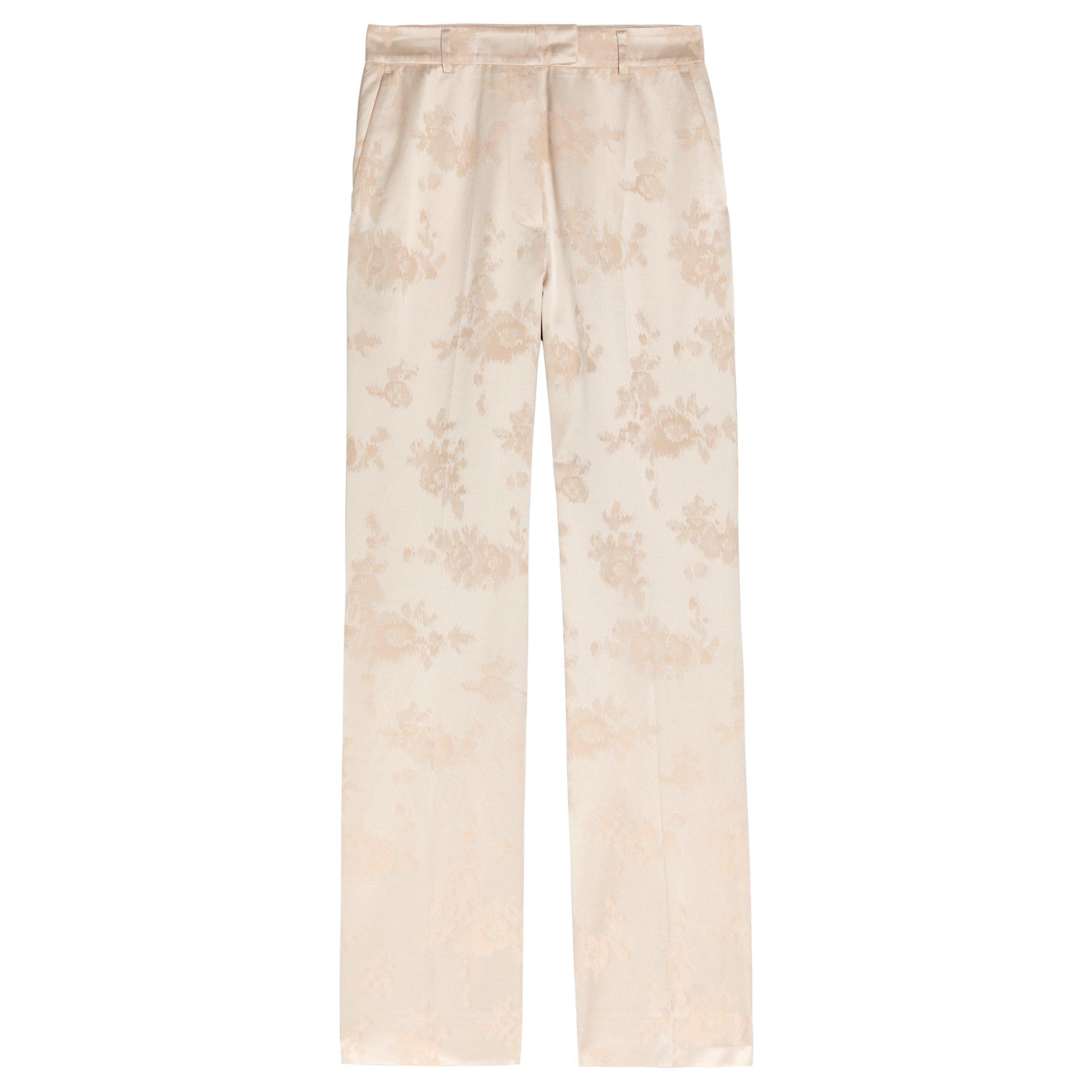 WHITE AND OTHER - Ganni - TR Sateen Jacquard Pants