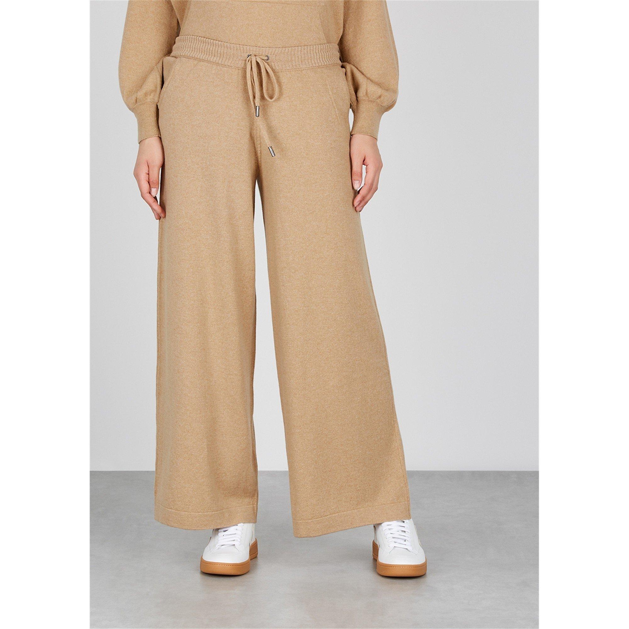 CAMEL - Johnstons of Elgin - J COLETTE WIDE LEG TROUSER - 2