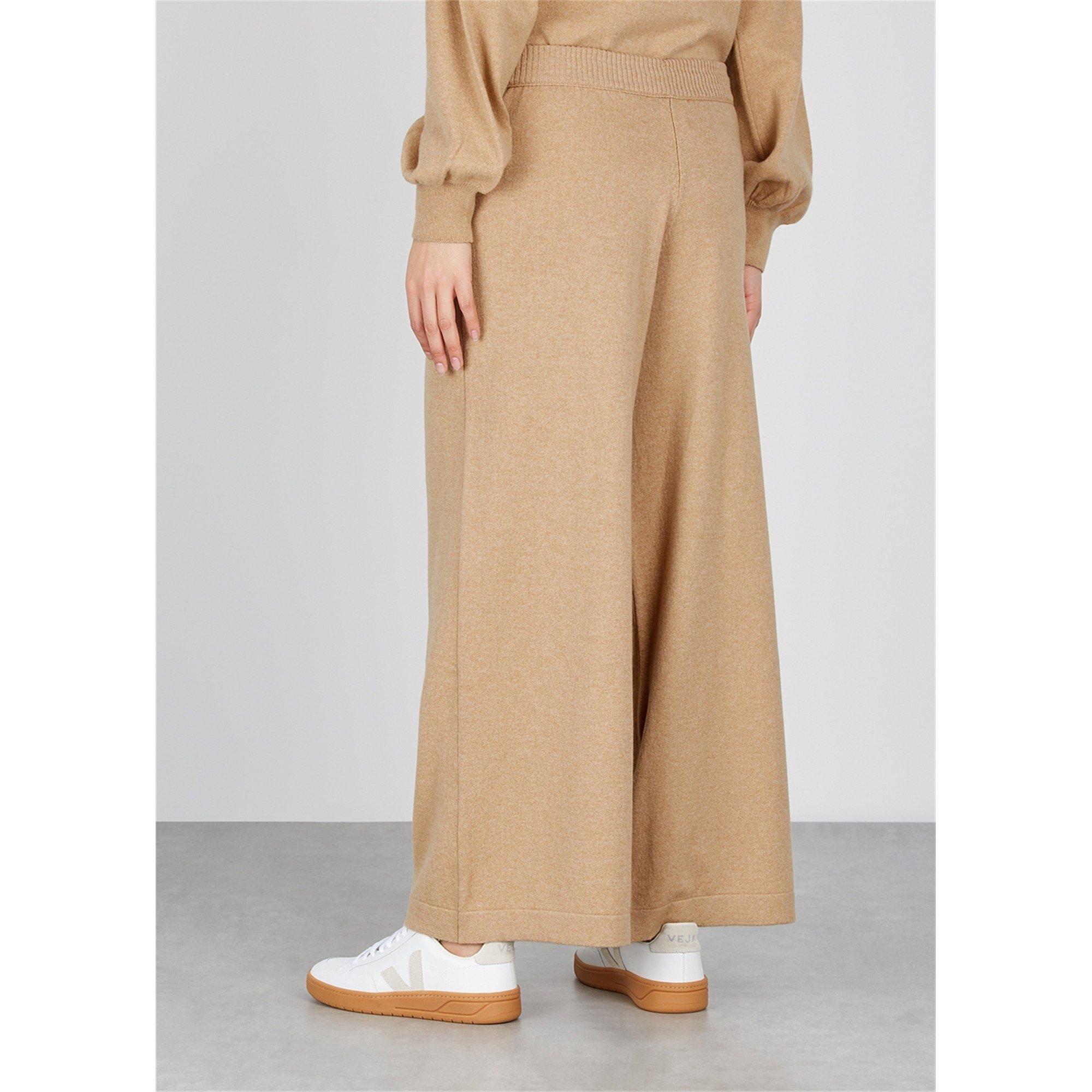 CAMEL - Johnstons of Elgin - J COLETTE WIDE LEG TROUSER - 3