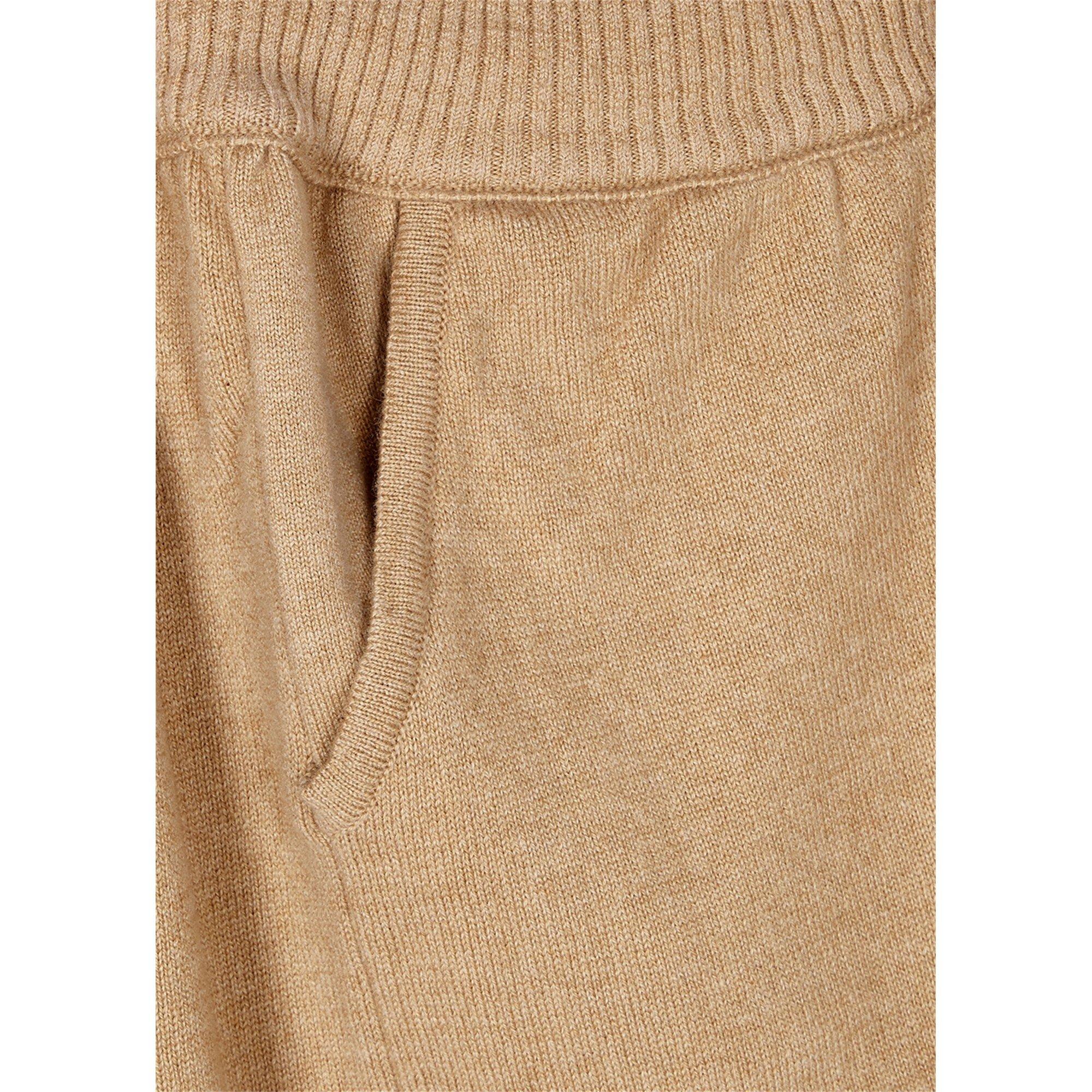 CAMEL - Johnstons of Elgin - J COLETTE WIDE LEG TROUSER - 4