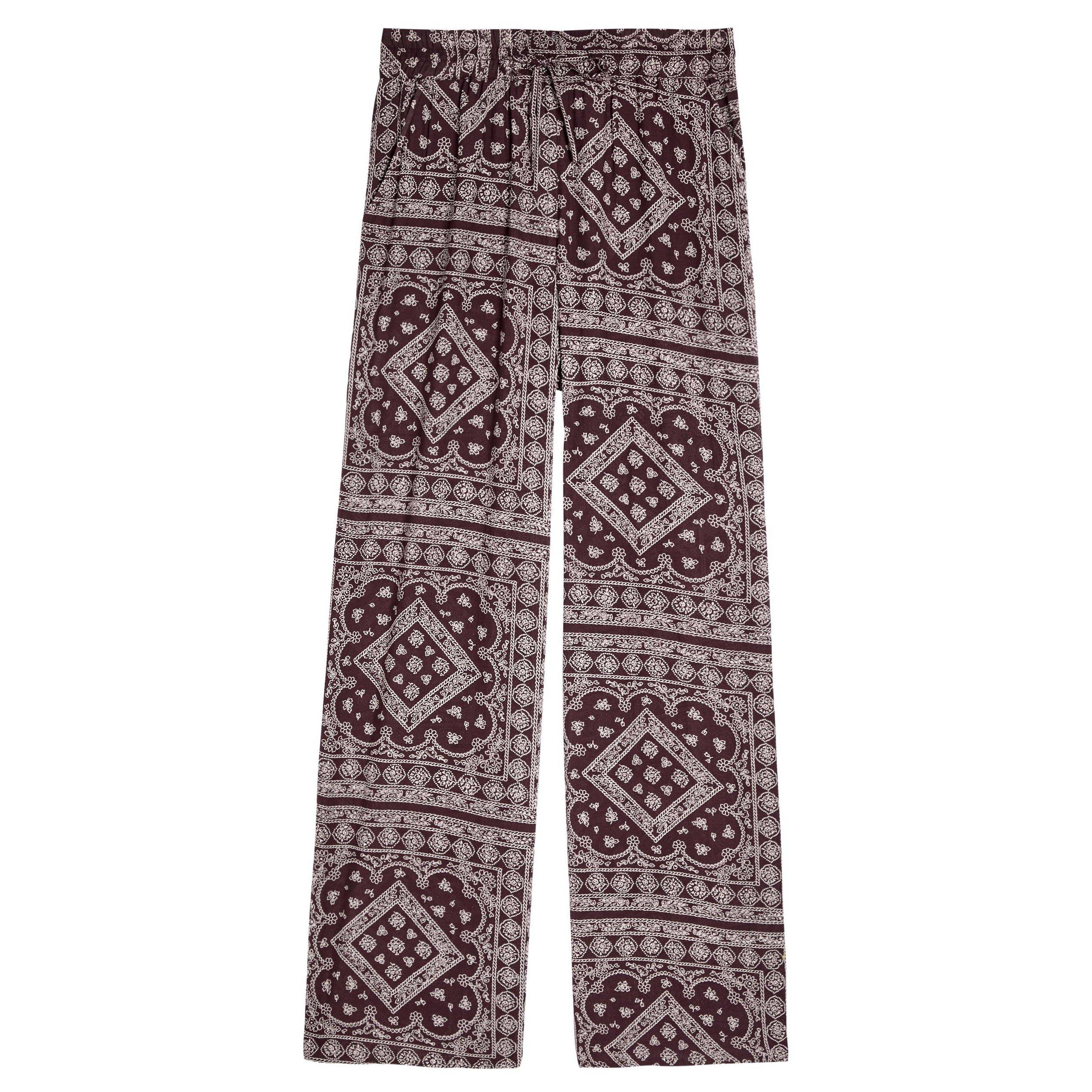 BURGUNDY - Veronica Beard - SYLVESTER PANT