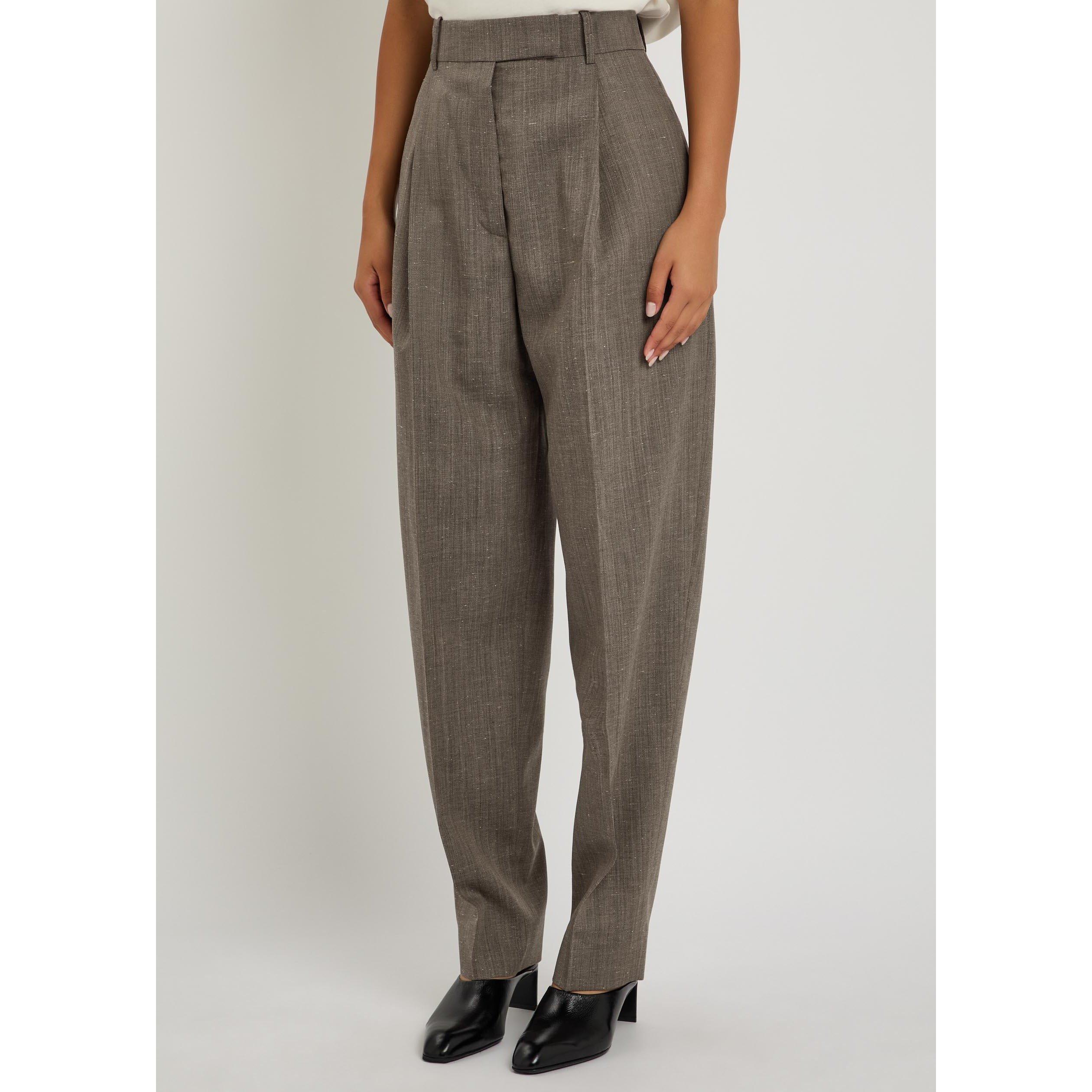 BROWN - Rohe - DARIA - SINGLE PLEAT TAPERED T - 2