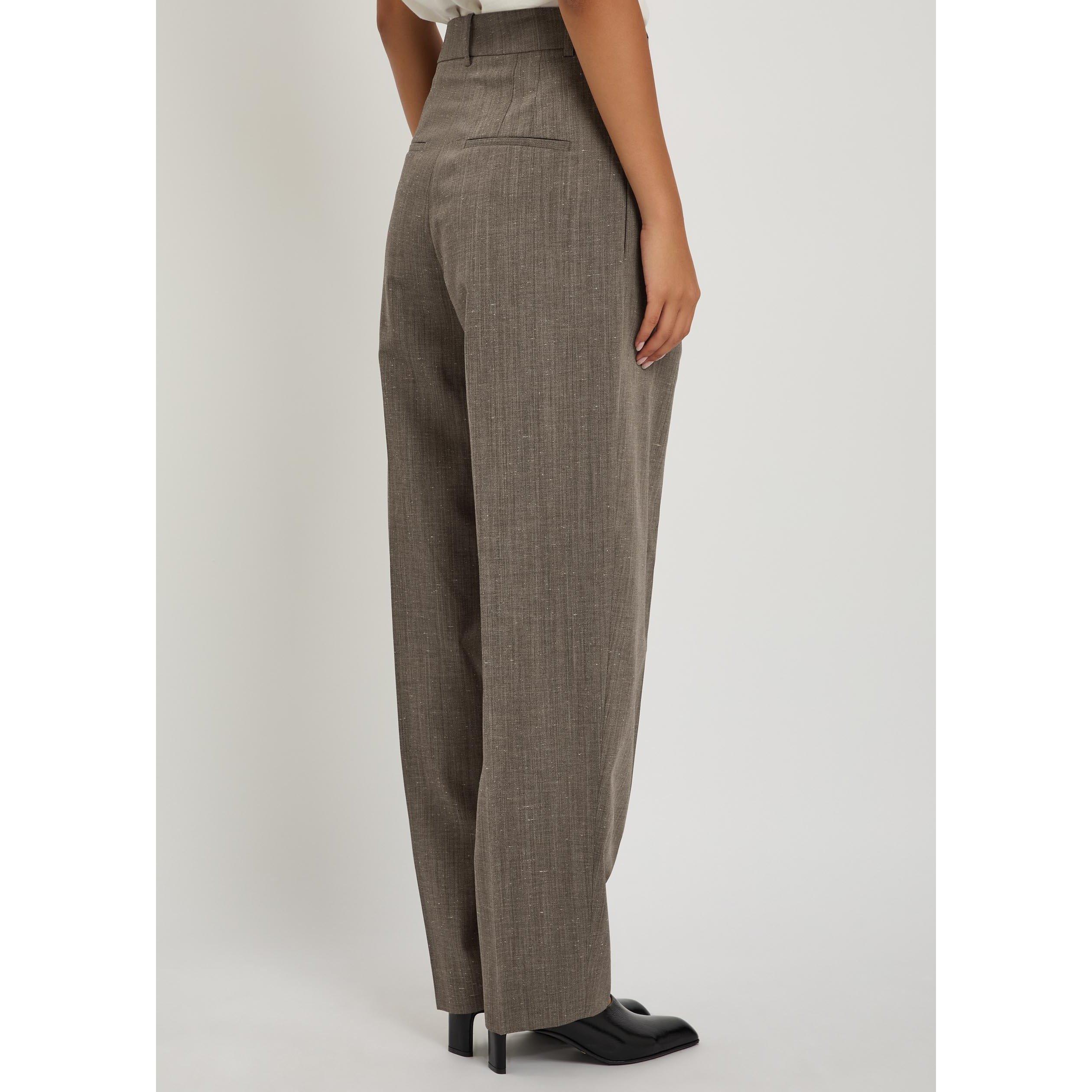 BROWN - Rohe - DARIA - SINGLE PLEAT TAPERED T - 3