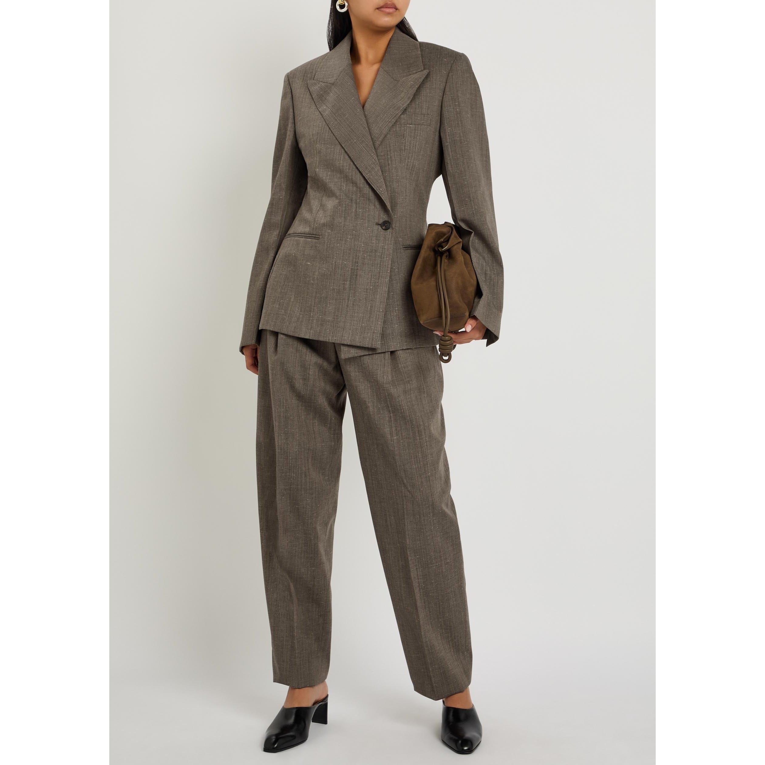 BROWN - Rohe - DARIA - SINGLE PLEAT TAPERED T - 5