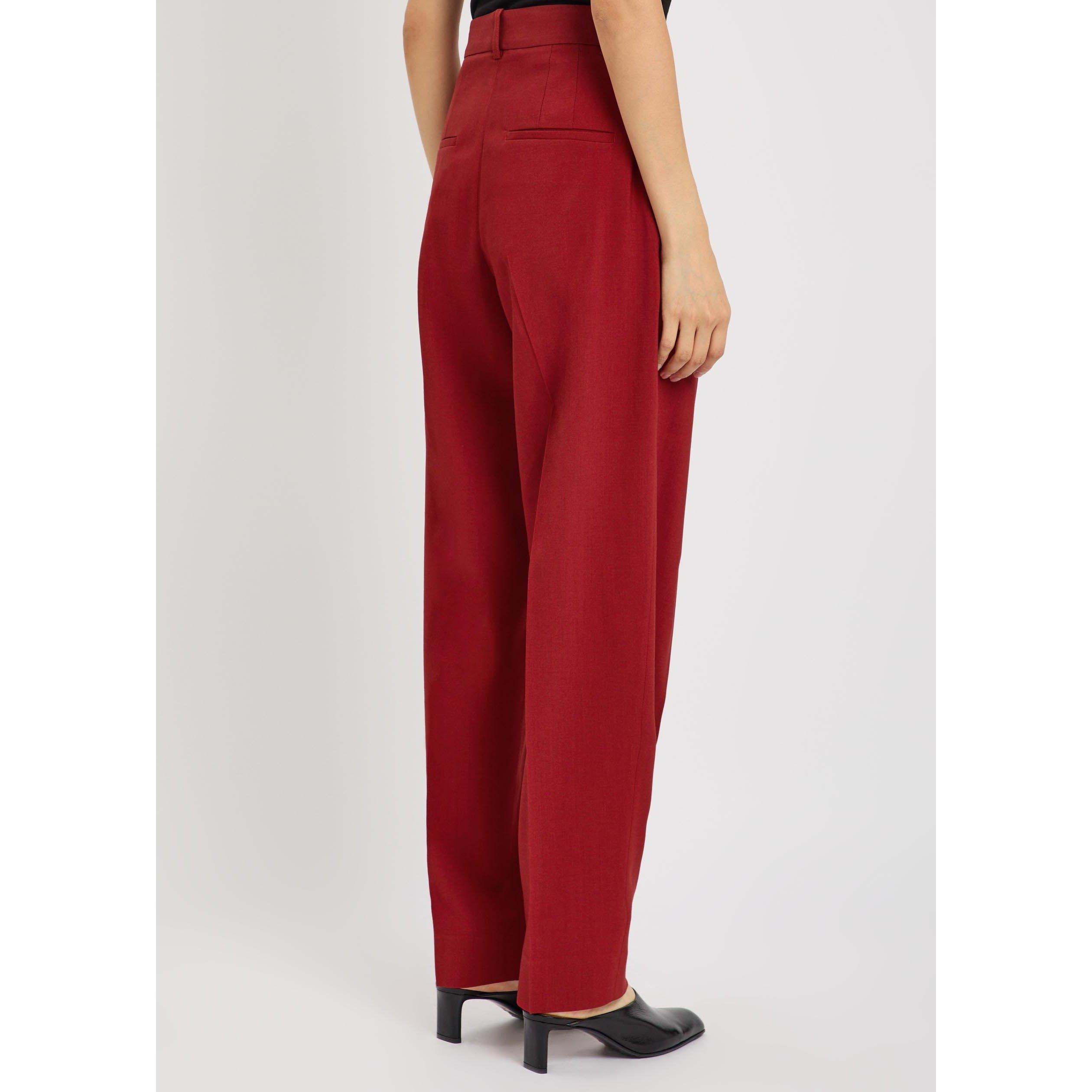 RED - Rohe - DARIA - SINGLE PLEAT TAPERED T - 3