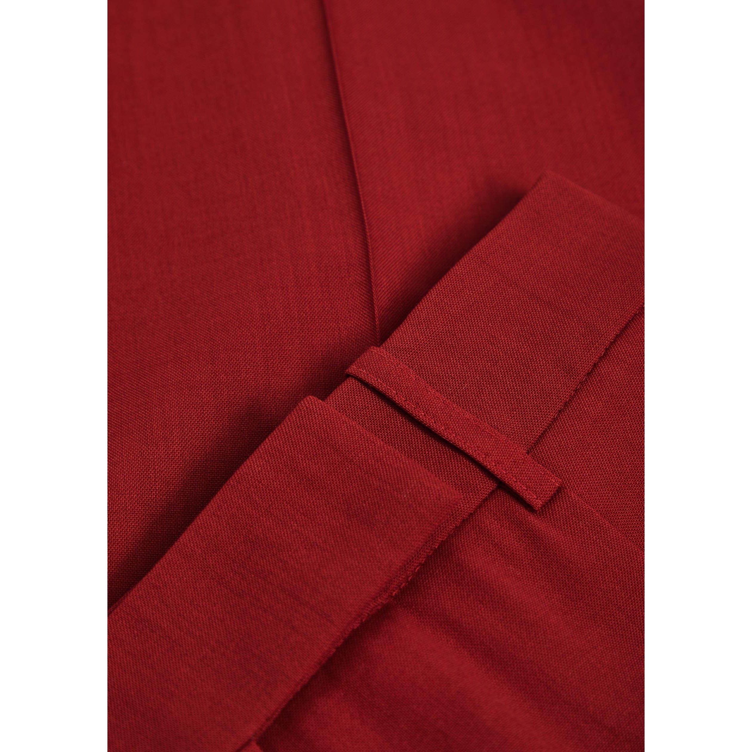 RED - Rohe - DARIA - SINGLE PLEAT TAPERED T - 4