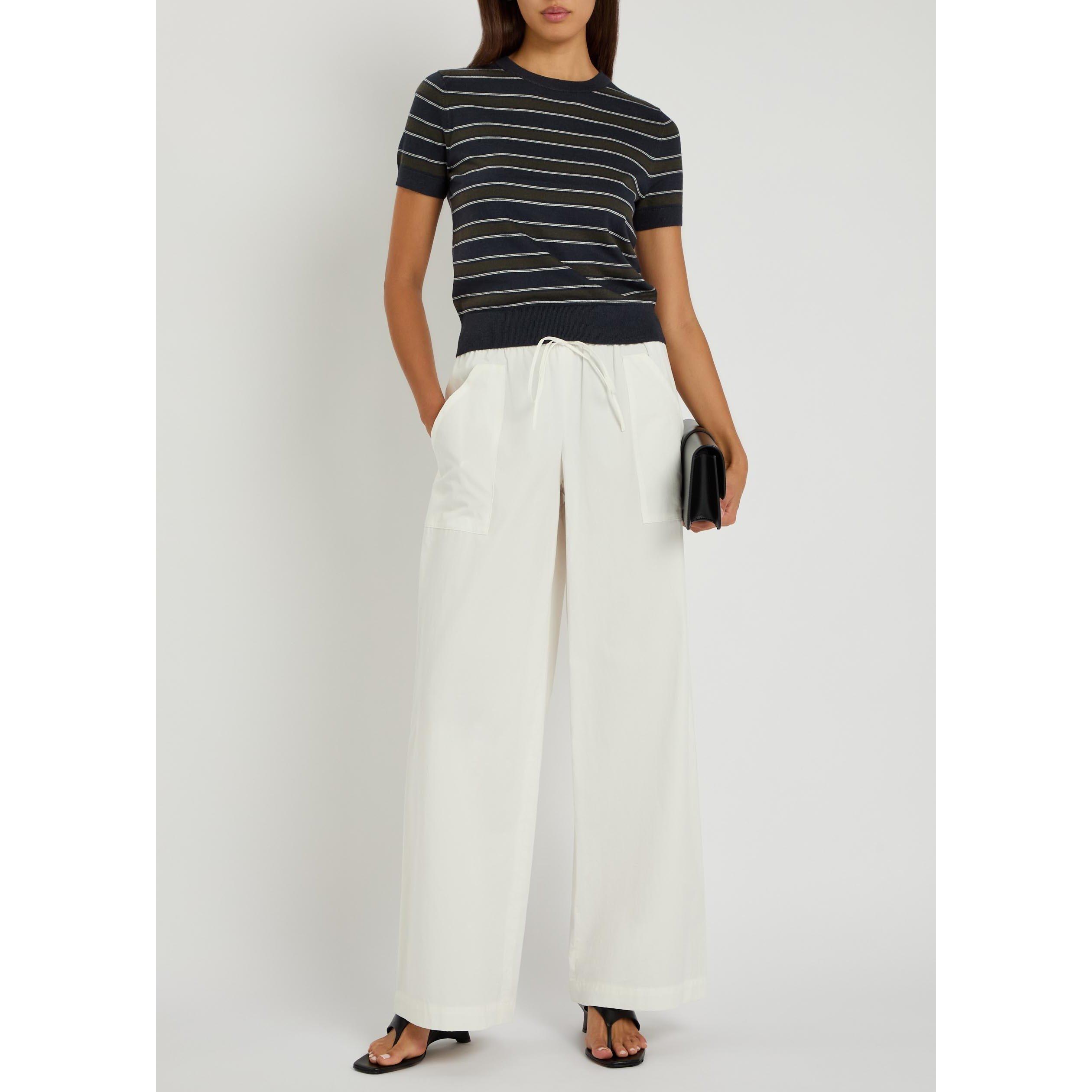 OFF WHITE - Vince - TR MID RISE COTTON DRAWSTRING - 5