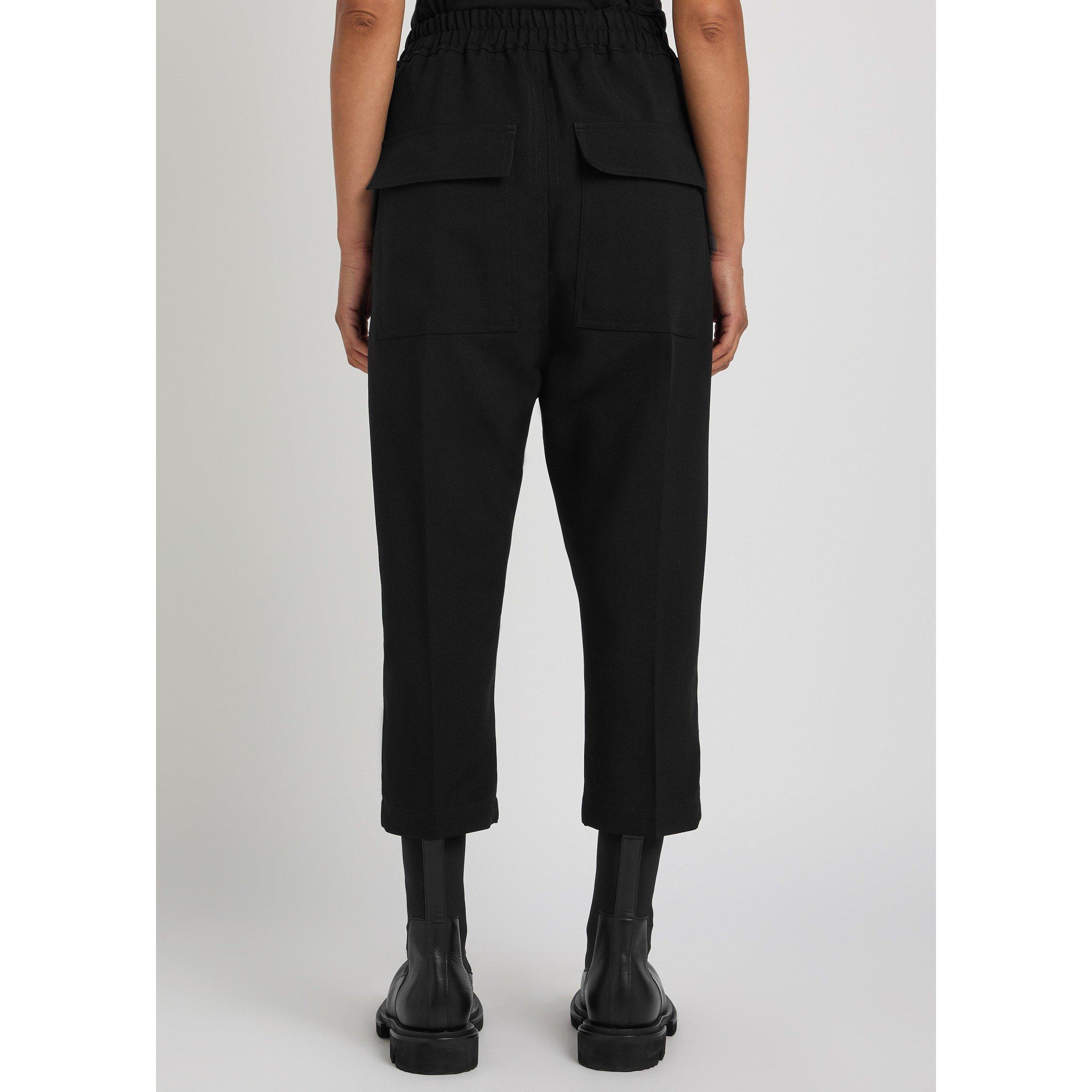 BLACK - Rick Owens - PANTALONI - DRAWSTRING - 3