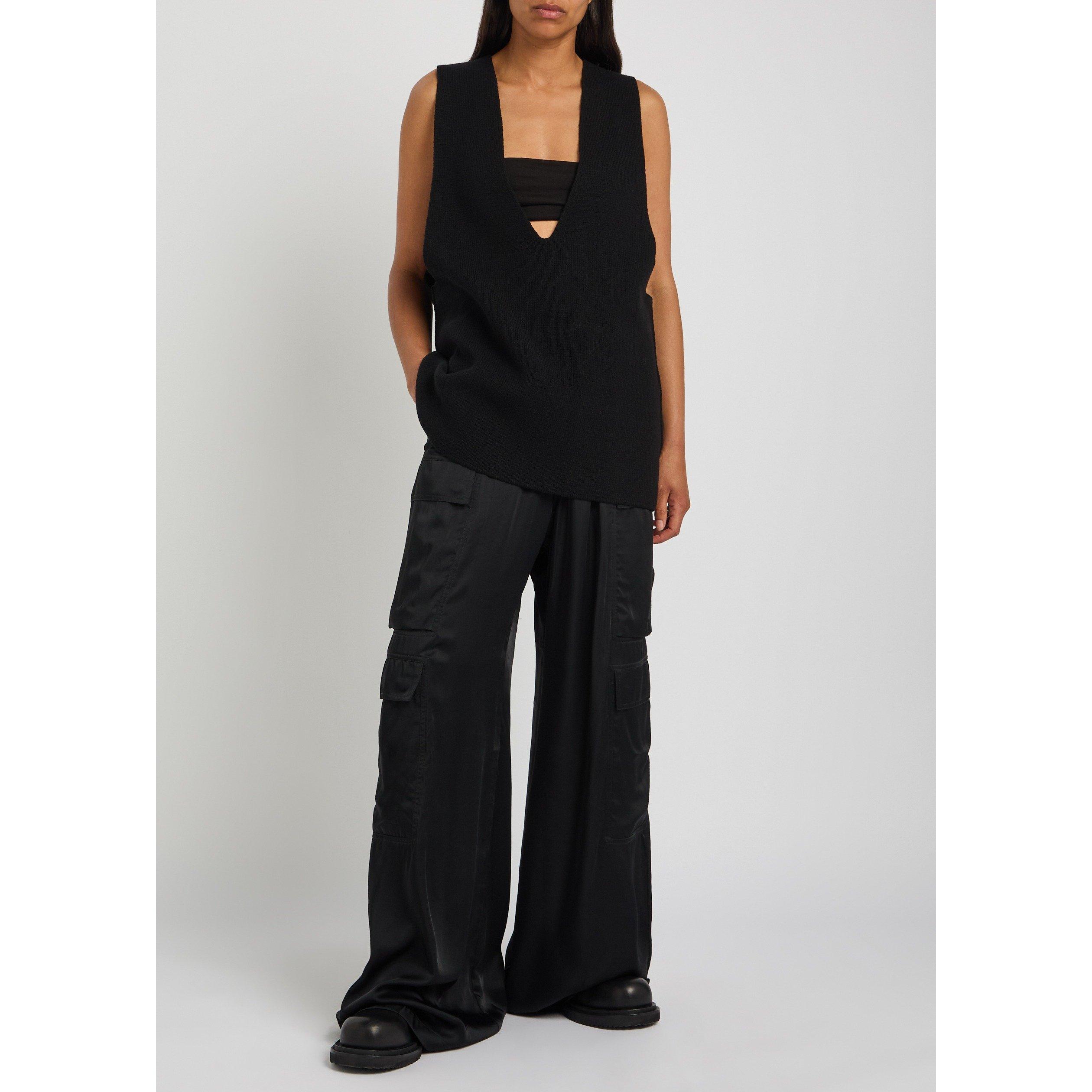 BLACK - Rick Owens - Women's Cargobelas Relaxed-Fit Cargo Trousers - 5