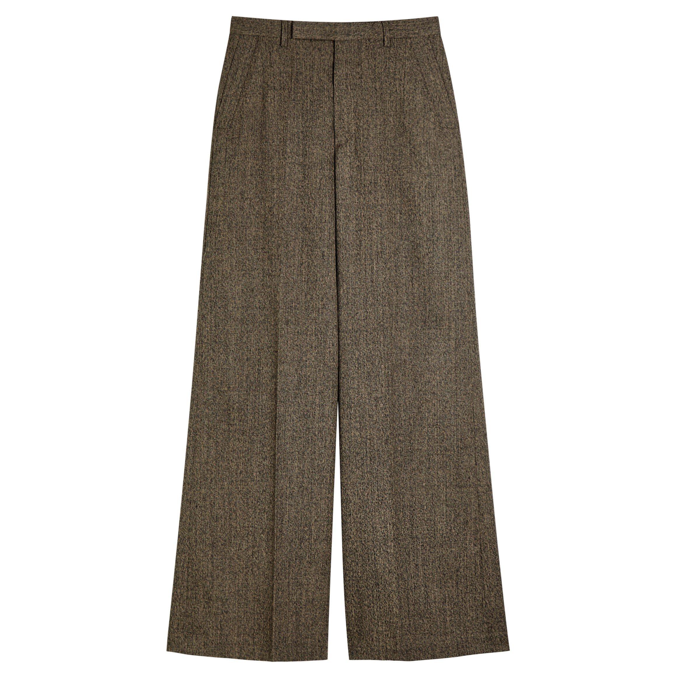Rick Owens Women's Tailored Wool Wide-Leg Trousers