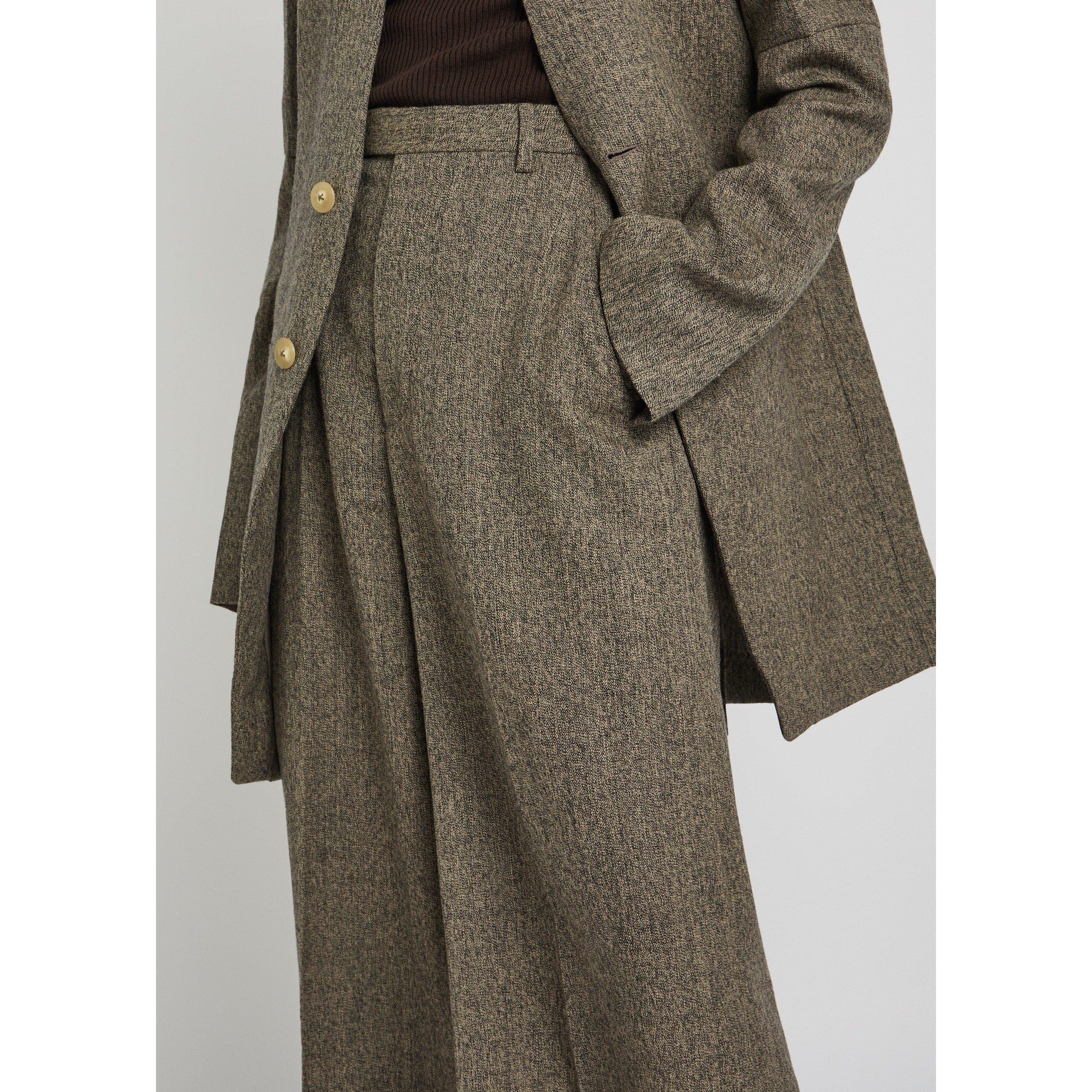 BLACK OTHER - Rick Owens - Women's Tailored Wool Wide-Leg Trousers - 4
