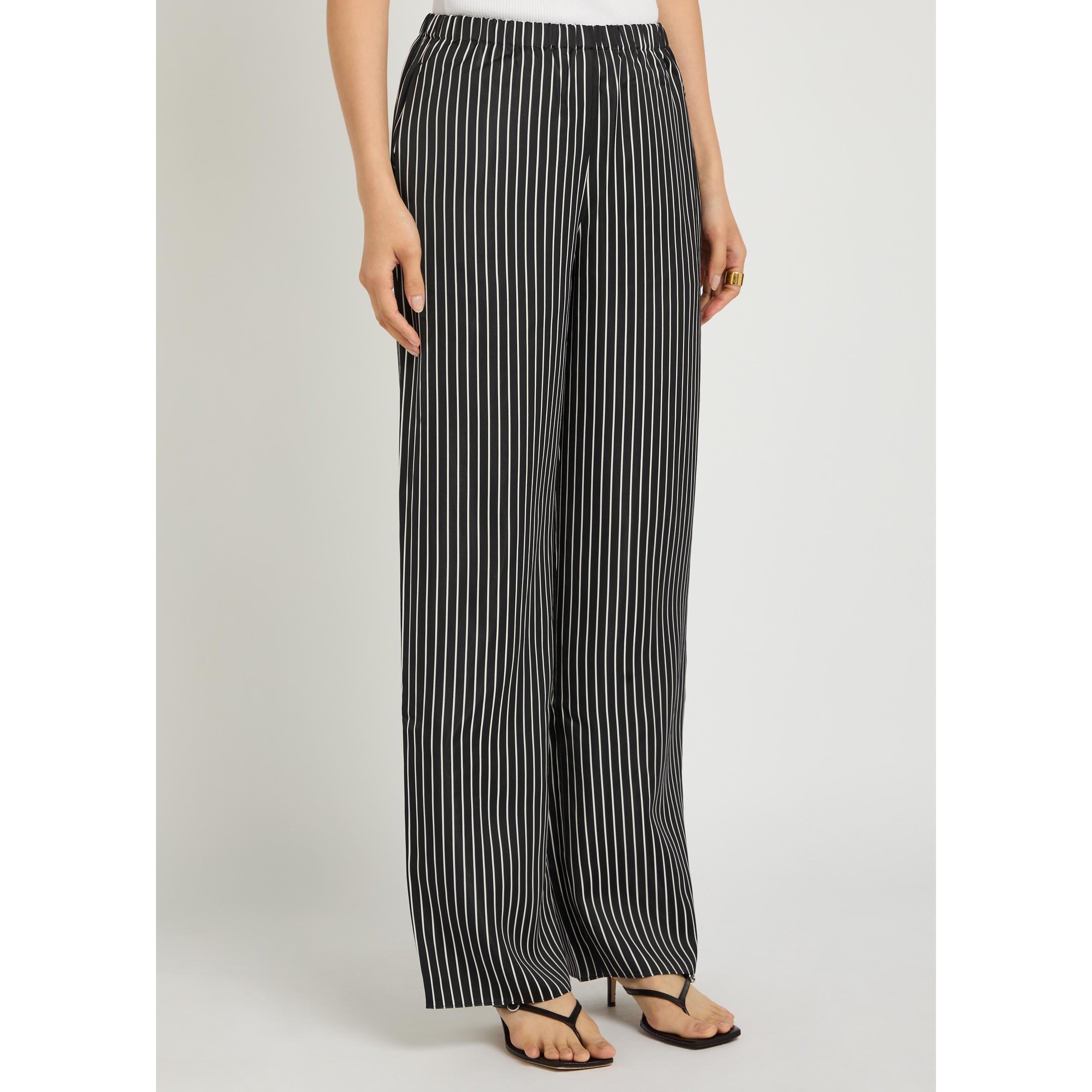 BLACK AND OTHER - Maria McManus - WIDE LEG PULL ON PANT IN BLACK - 2