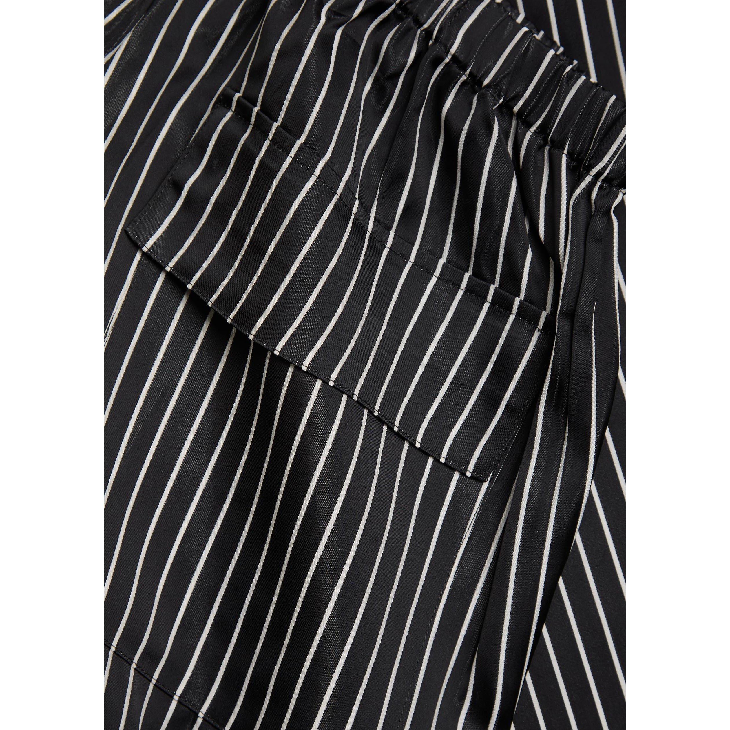 BLACK AND OTHER - Maria McManus - WIDE LEG PULL ON PANT IN BLACK - 4