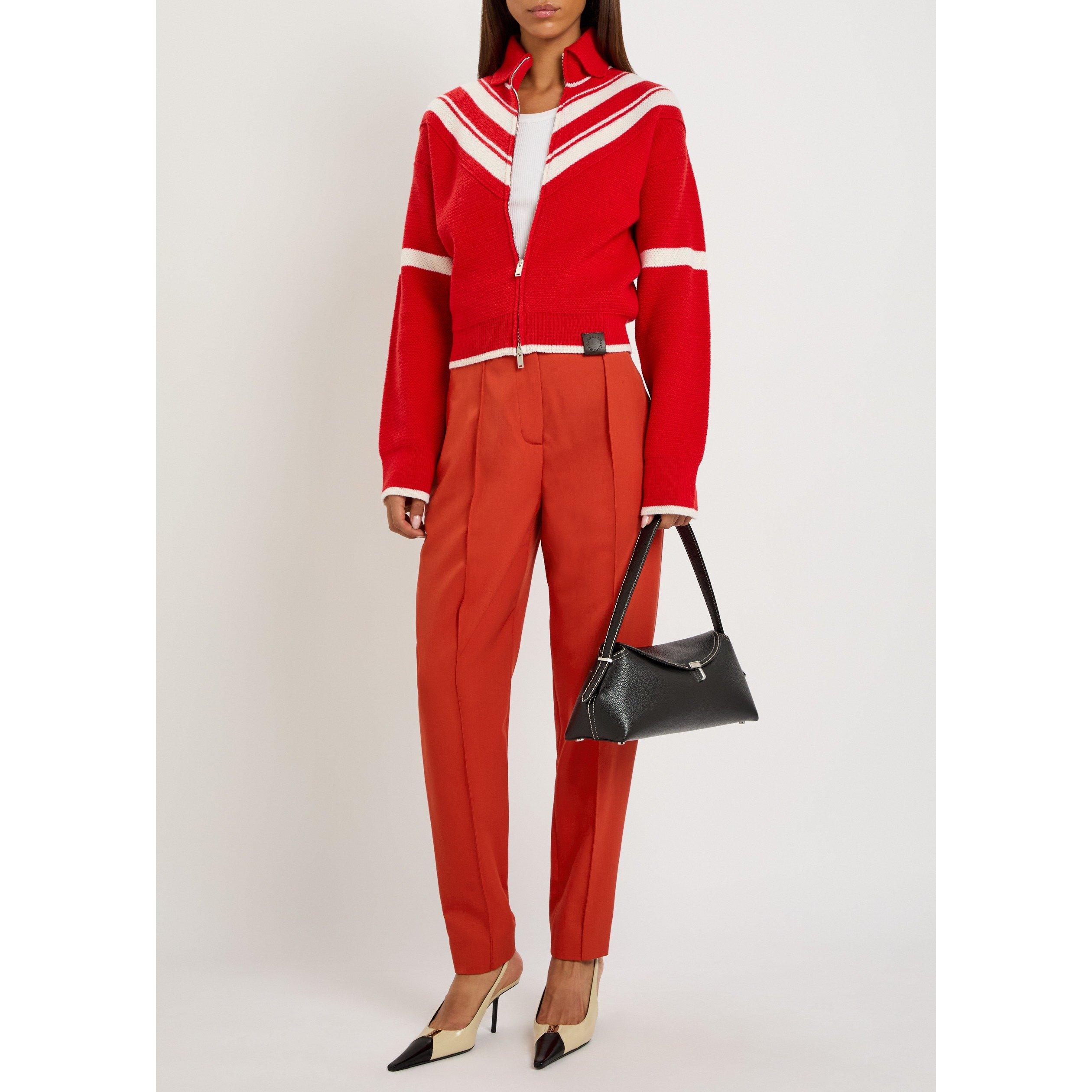 RUST - Stella McCartney - Hight Waisted Slim Pants - 6