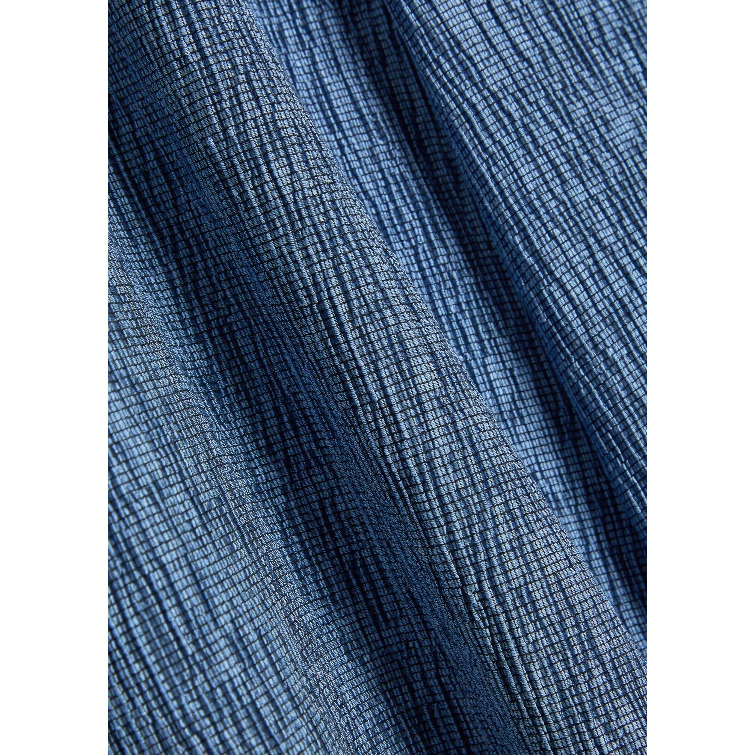 BLUE - Eileen Fisher - Women's Ankle Length Tencel Lyocell Wide-Leg Trousers - 4