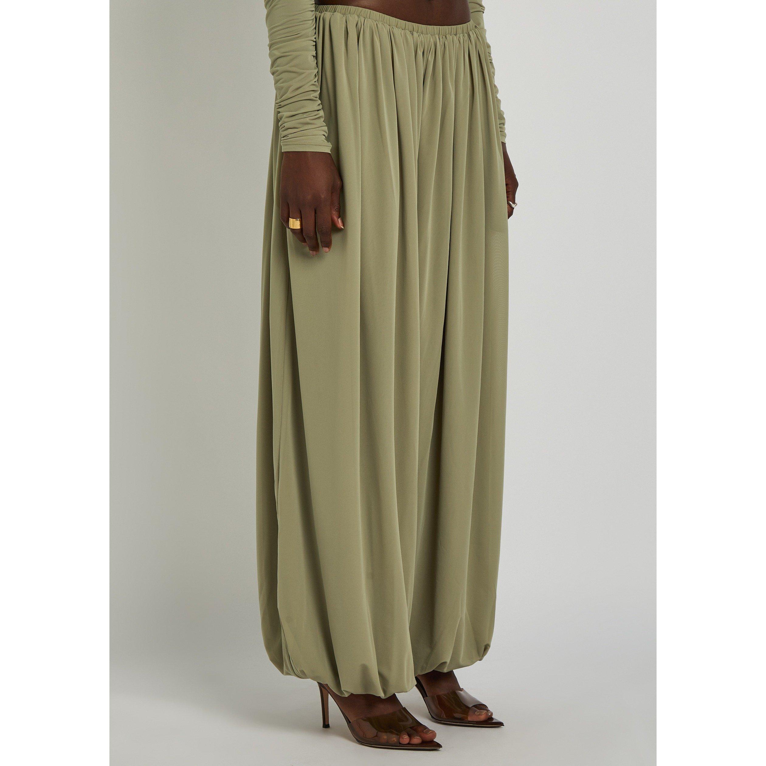 LIGHT GREEN - Kobo - Women's Renier Wide-Leg Trousers - 2
