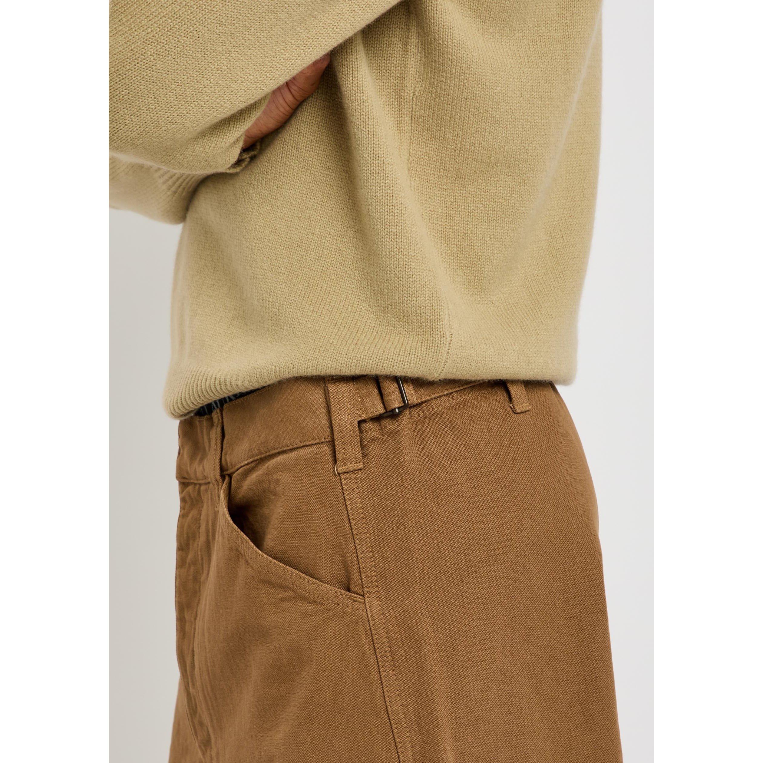 TAN - Lemaire - LEMAIRE MAXI WORKWEAR PANTS - 4
