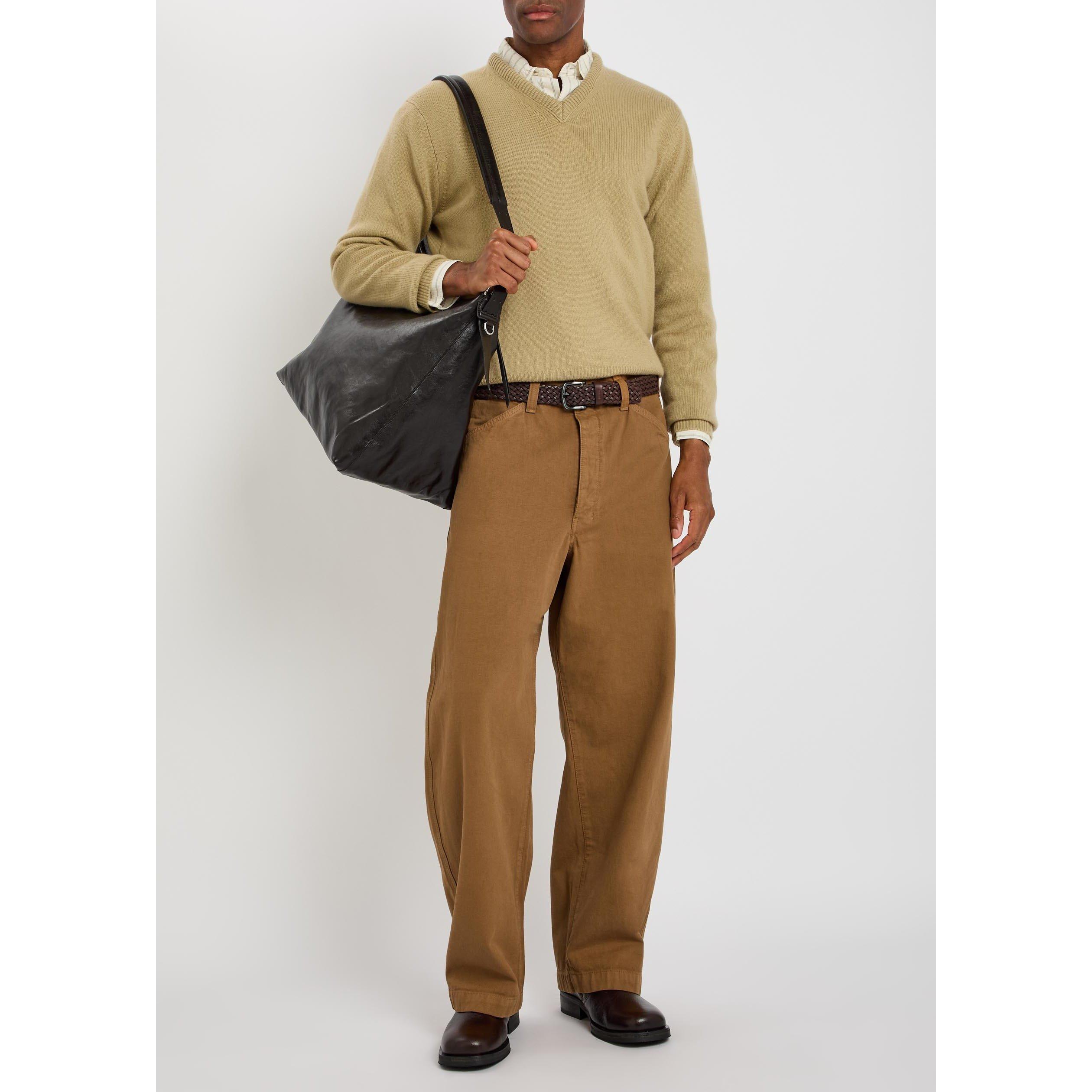 TAN - Lemaire - LEMAIRE MAXI WORKWEAR PANTS - 5