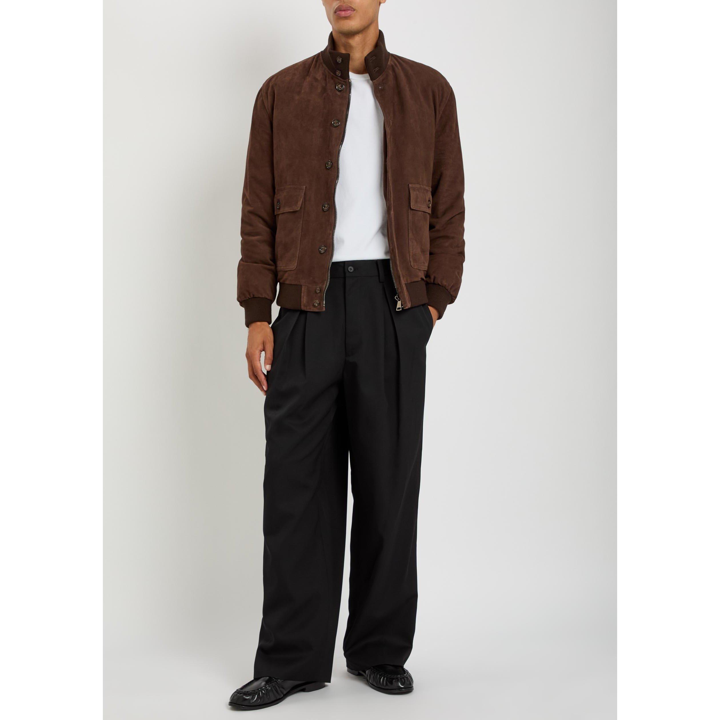 BLACK - SSSTEIN - SSSTEIN EASY WIDE TROUSERS - 5