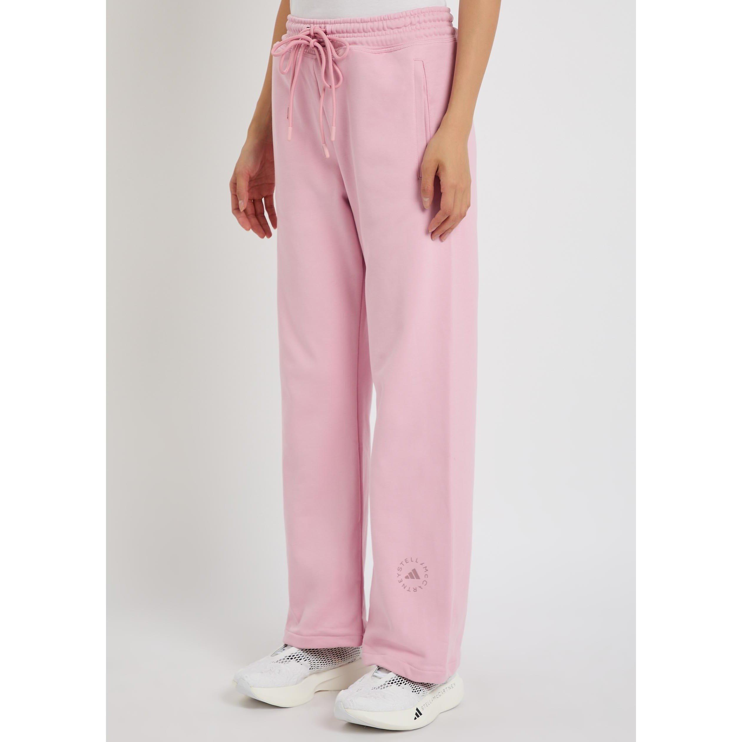 PINK - adidas by Stella McCartney - Women's Cotton Relaxed-Fit Joggers - 2