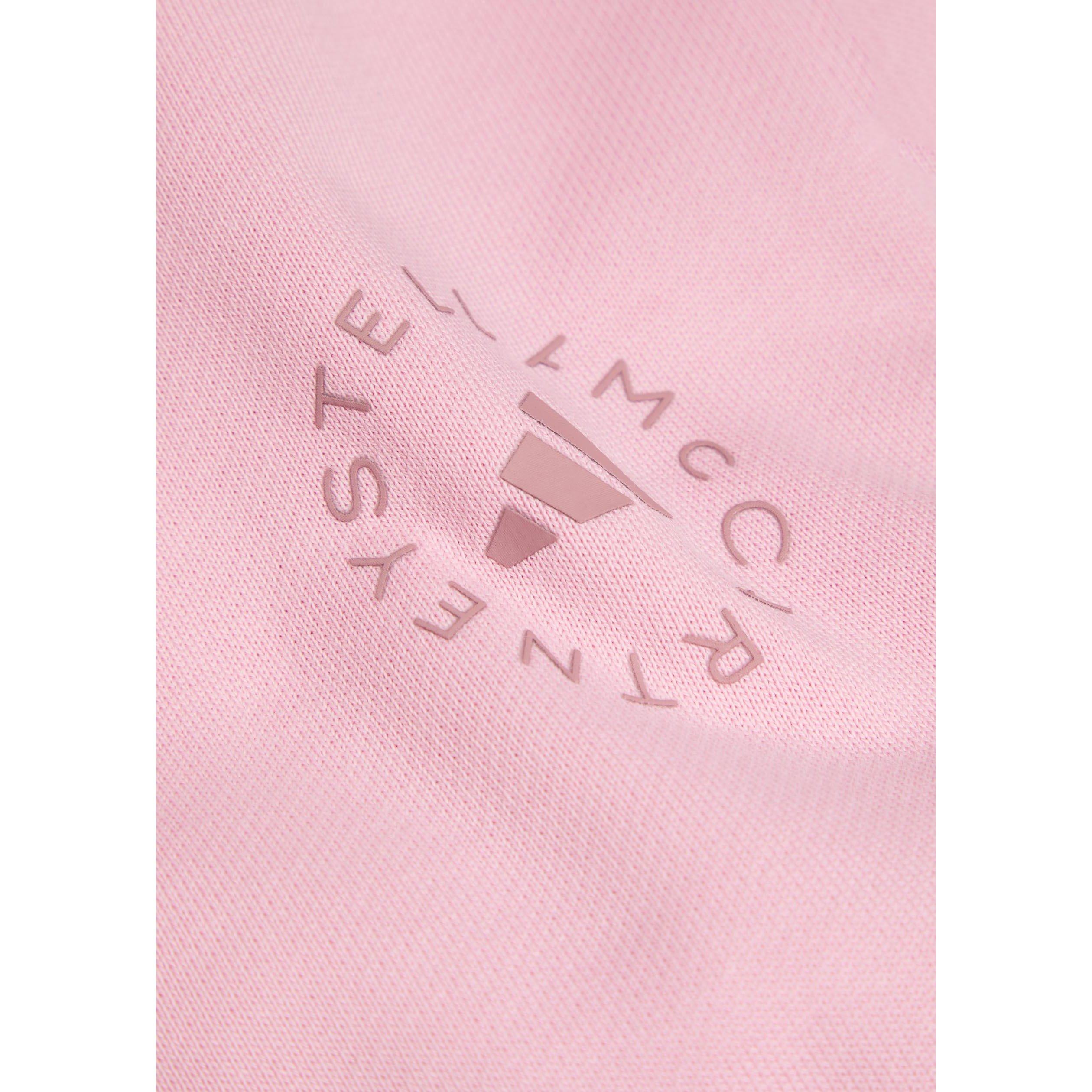 PINK - adidas by Stella McCartney - Women's Cotton Relaxed-Fit Joggers - 4