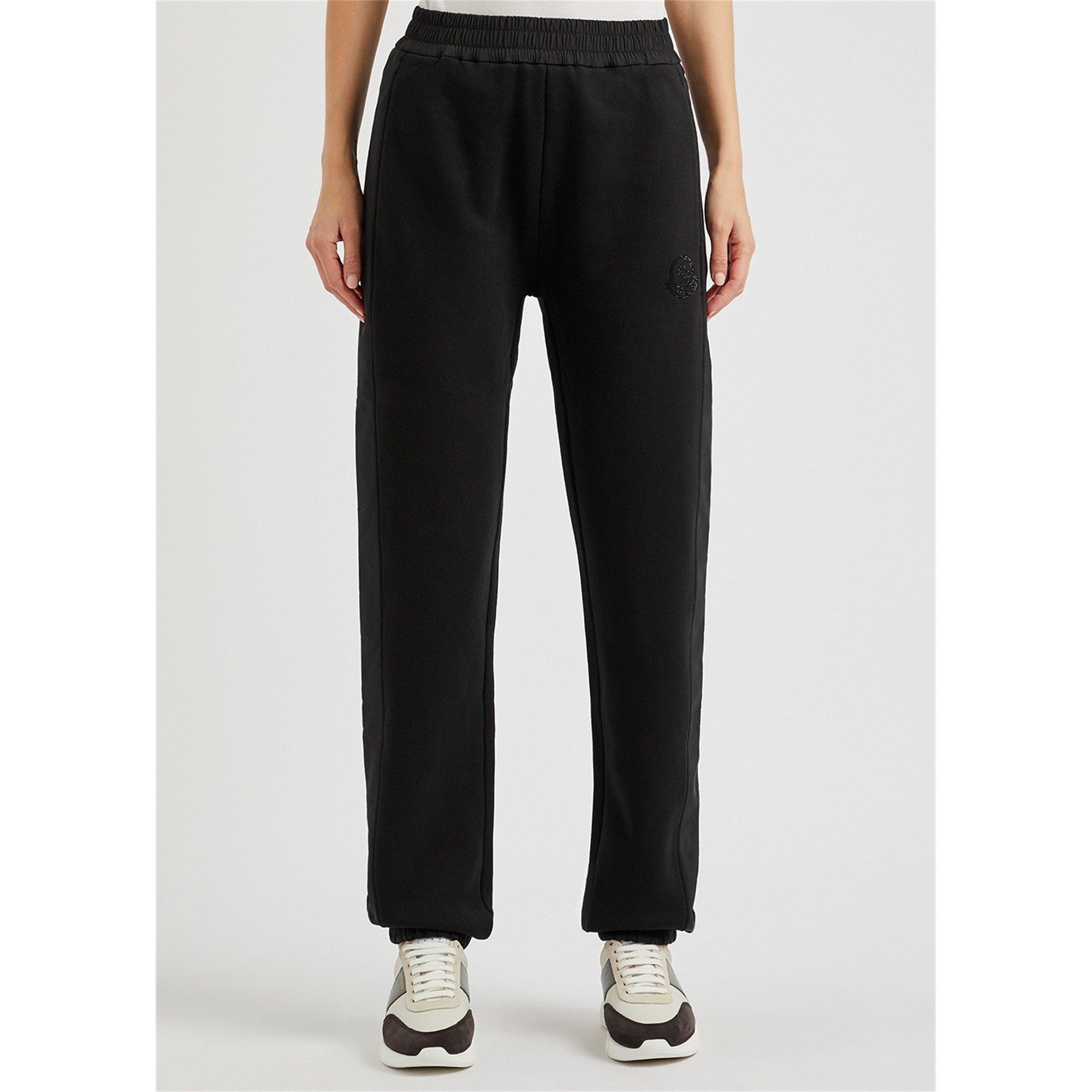 BLACK - Moncler - Women's Cotton Relaxed-Fit Joggers - 2