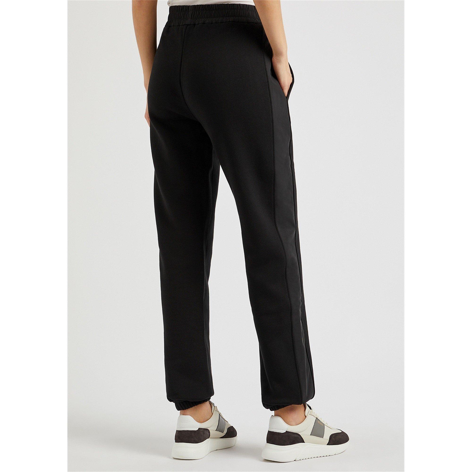 BLACK - Moncler - Women's Cotton Relaxed-Fit Joggers - 3