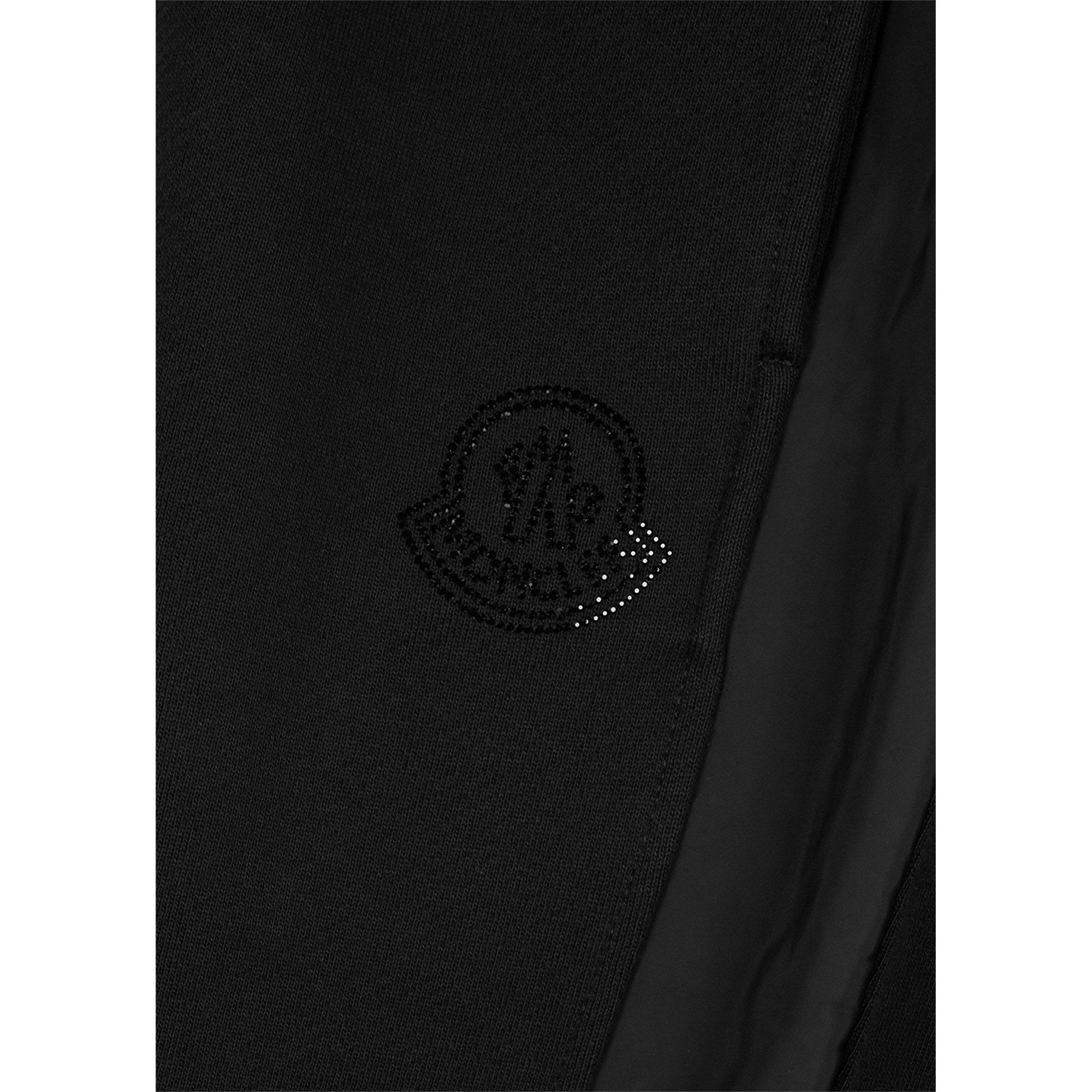 BLACK - Moncler - Women's Cotton Relaxed-Fit Joggers - 4