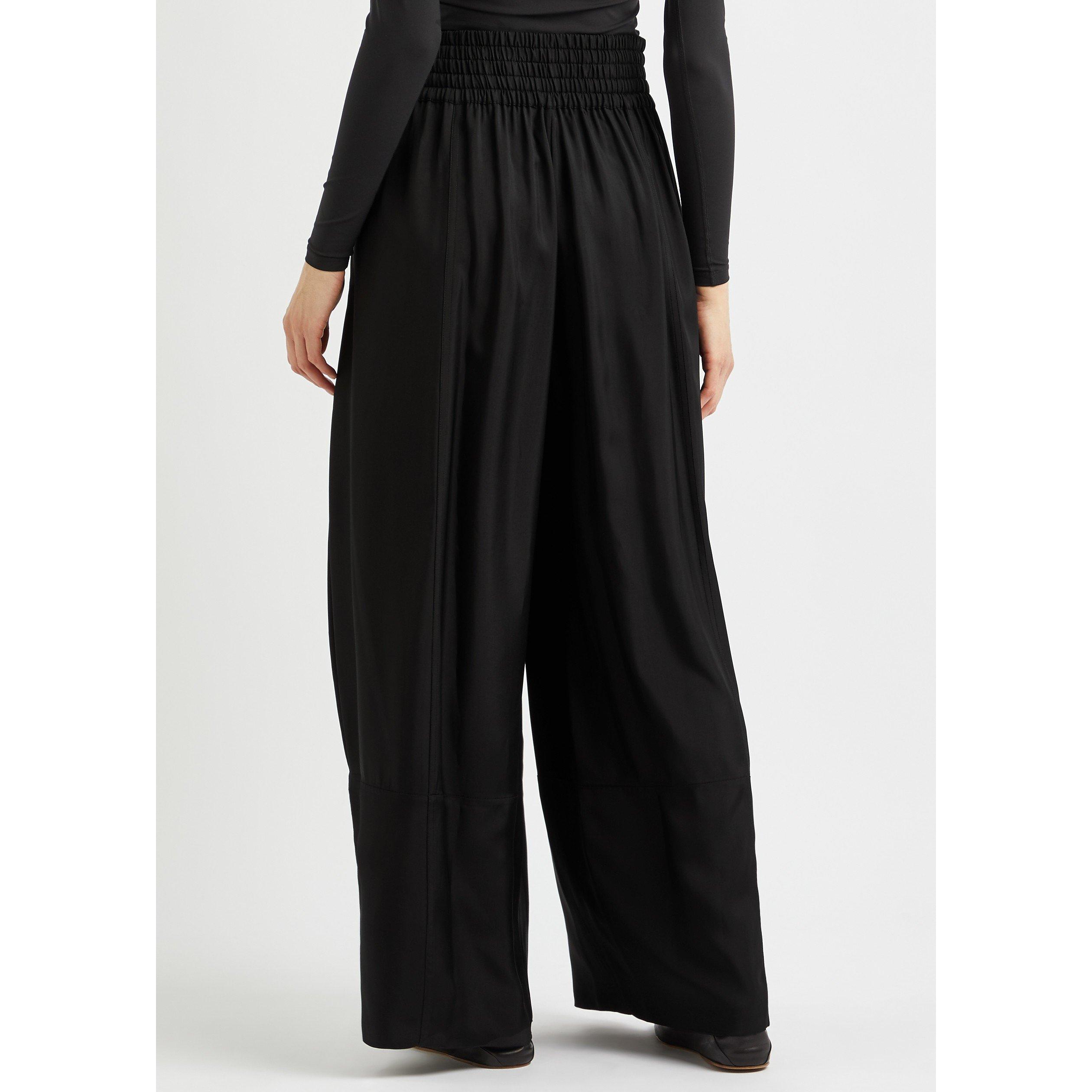 BLACK - Jil Sander - LONG VOLUMINOUS PANT - 3