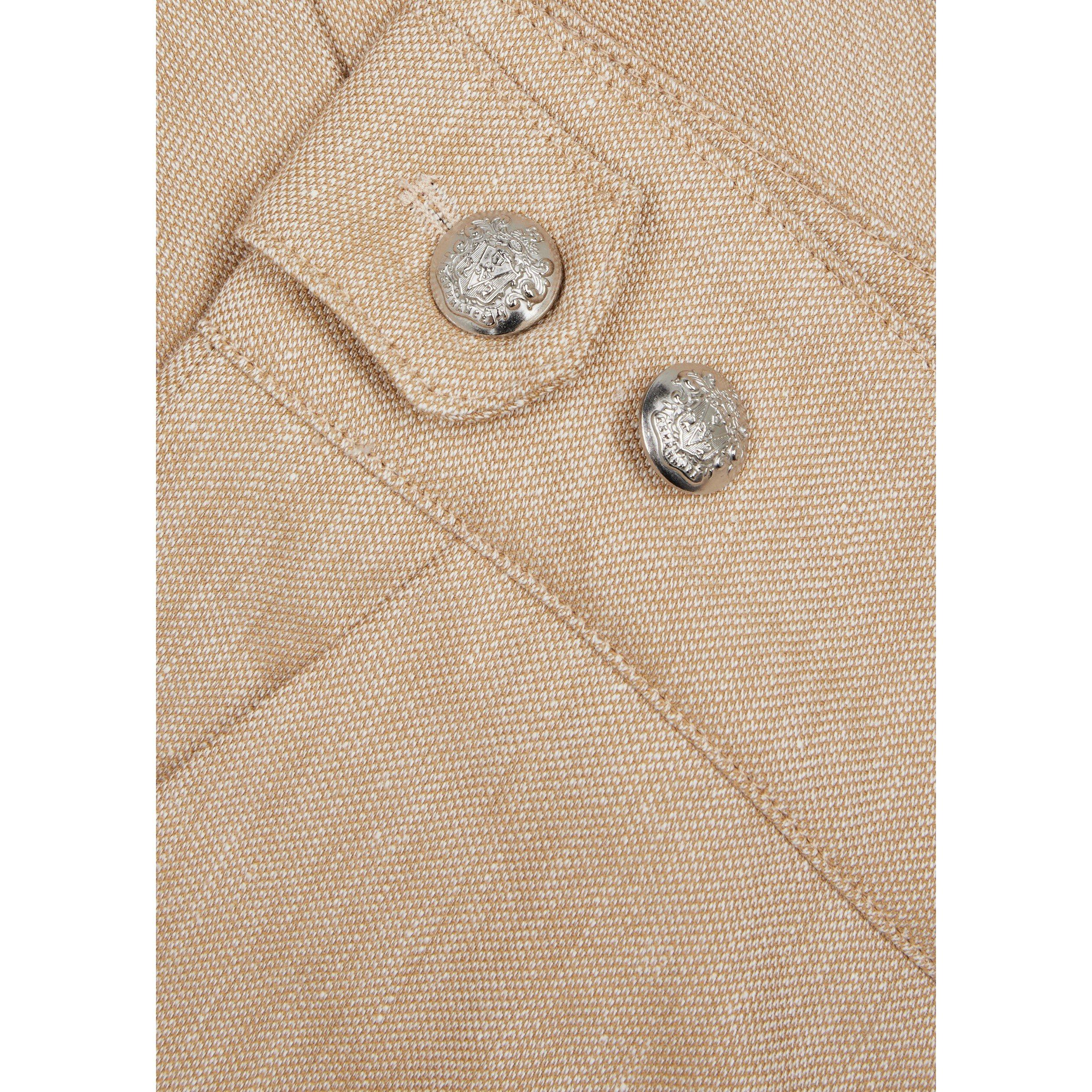 BEIGE - Veronica Beard - TR AUBRIE HW LINEN TROUSERS - 4