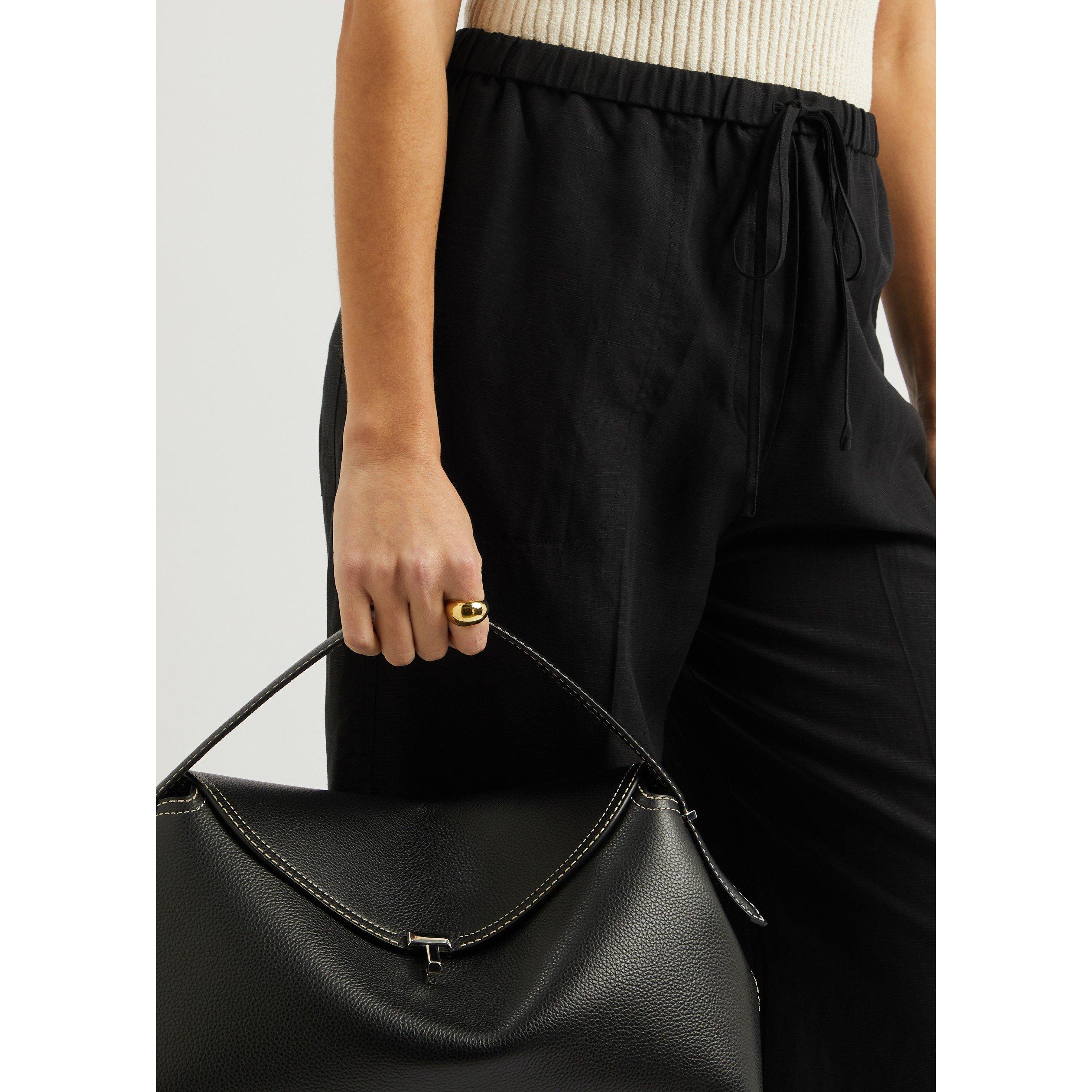 BLACK - Toteme - FLUID DRAWSTRING TROUSERS - 4