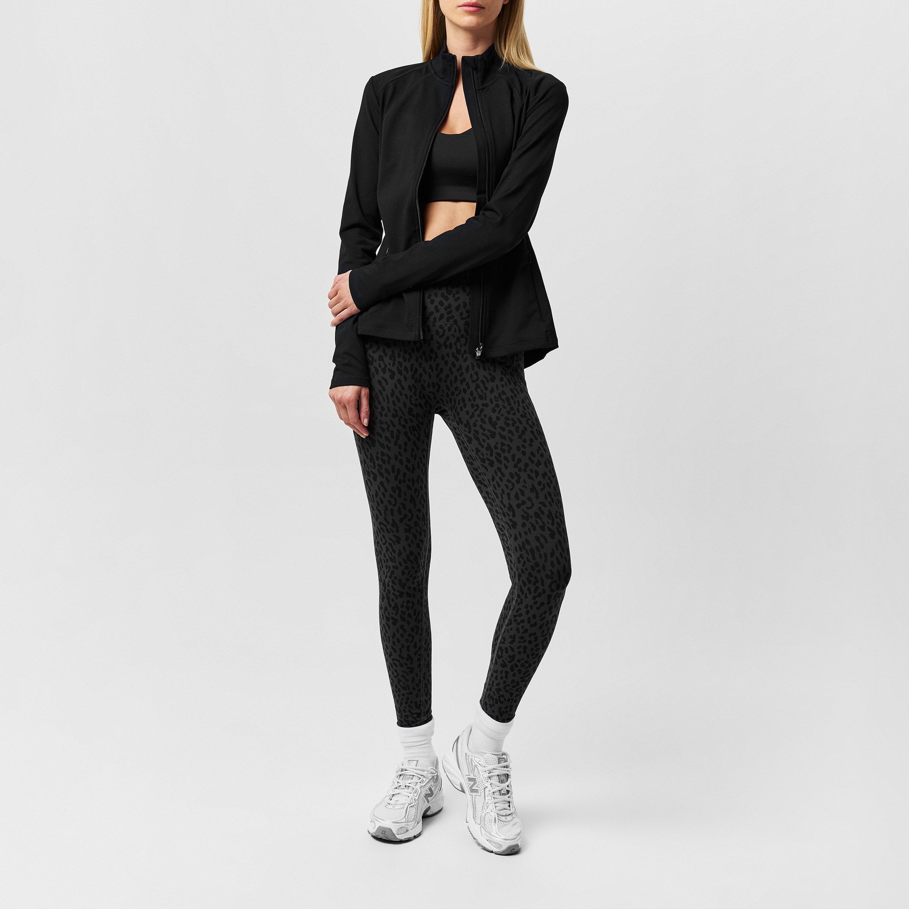 Blk Animal - Miso - All Over Print Leggings Womens - 4