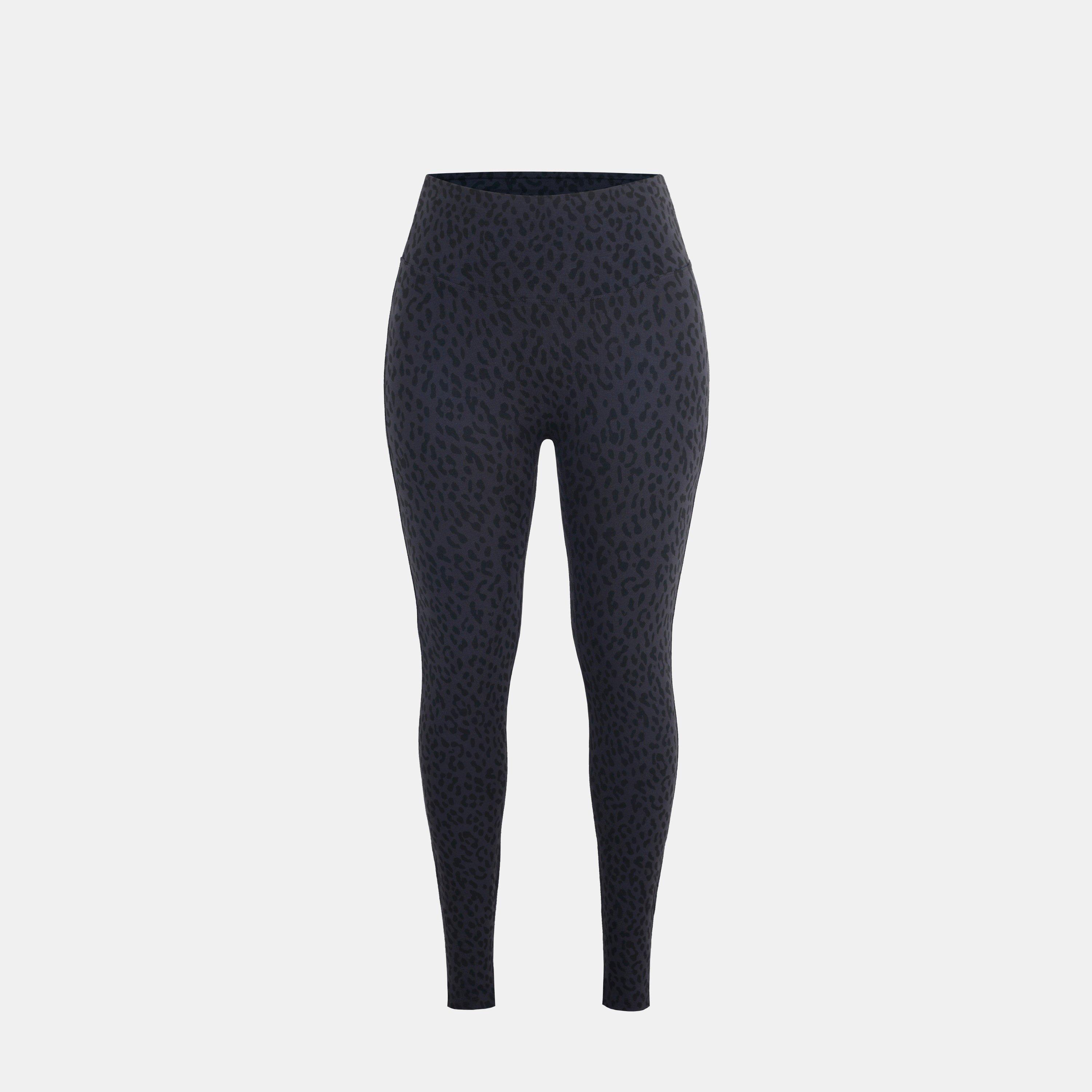 Miso Women's All Over Print Leggings - Mono Leopard - 8 (XS)