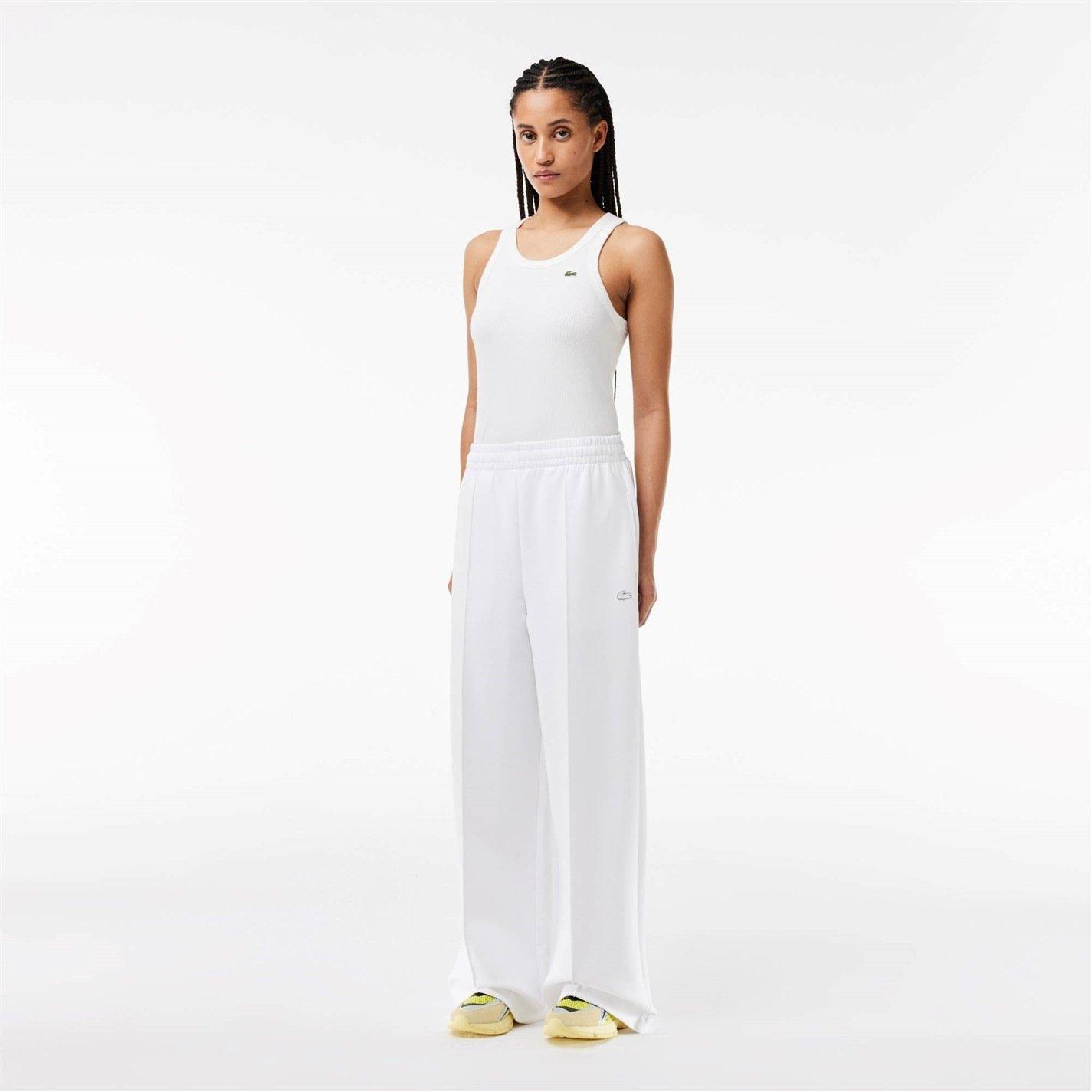Blanc 001 - Lacoste - Double Face Track Pants - 2