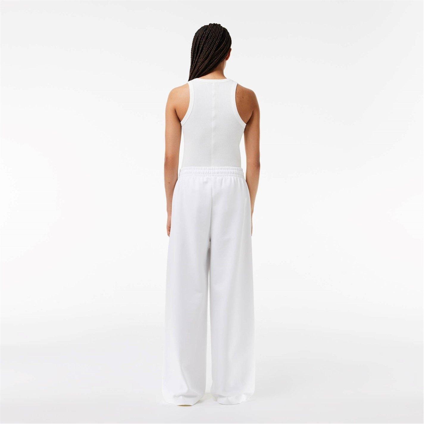 Blanc 001 - Lacoste - Double Face Track Pants - 3