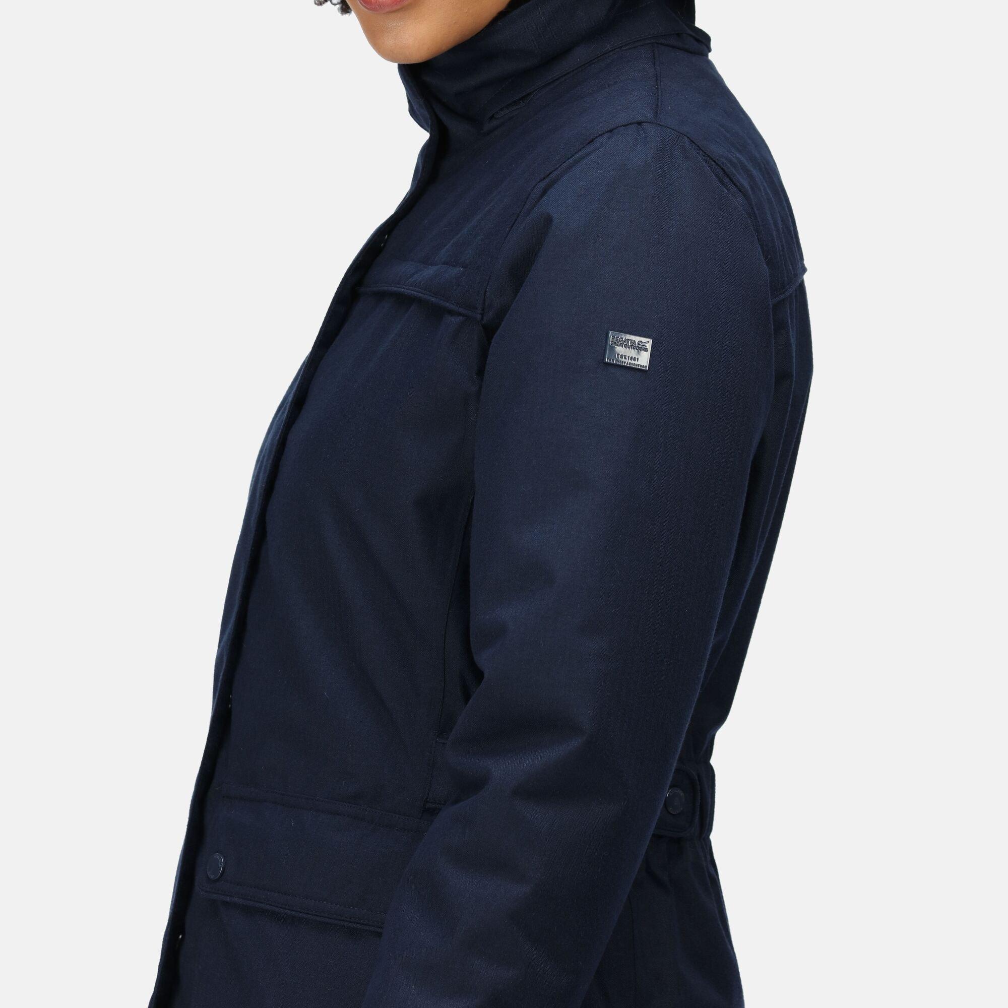 Navy - Regatta - Women's Linnette Water-Repellent Insulated Long Sleeve Waterproof Jacket - 11