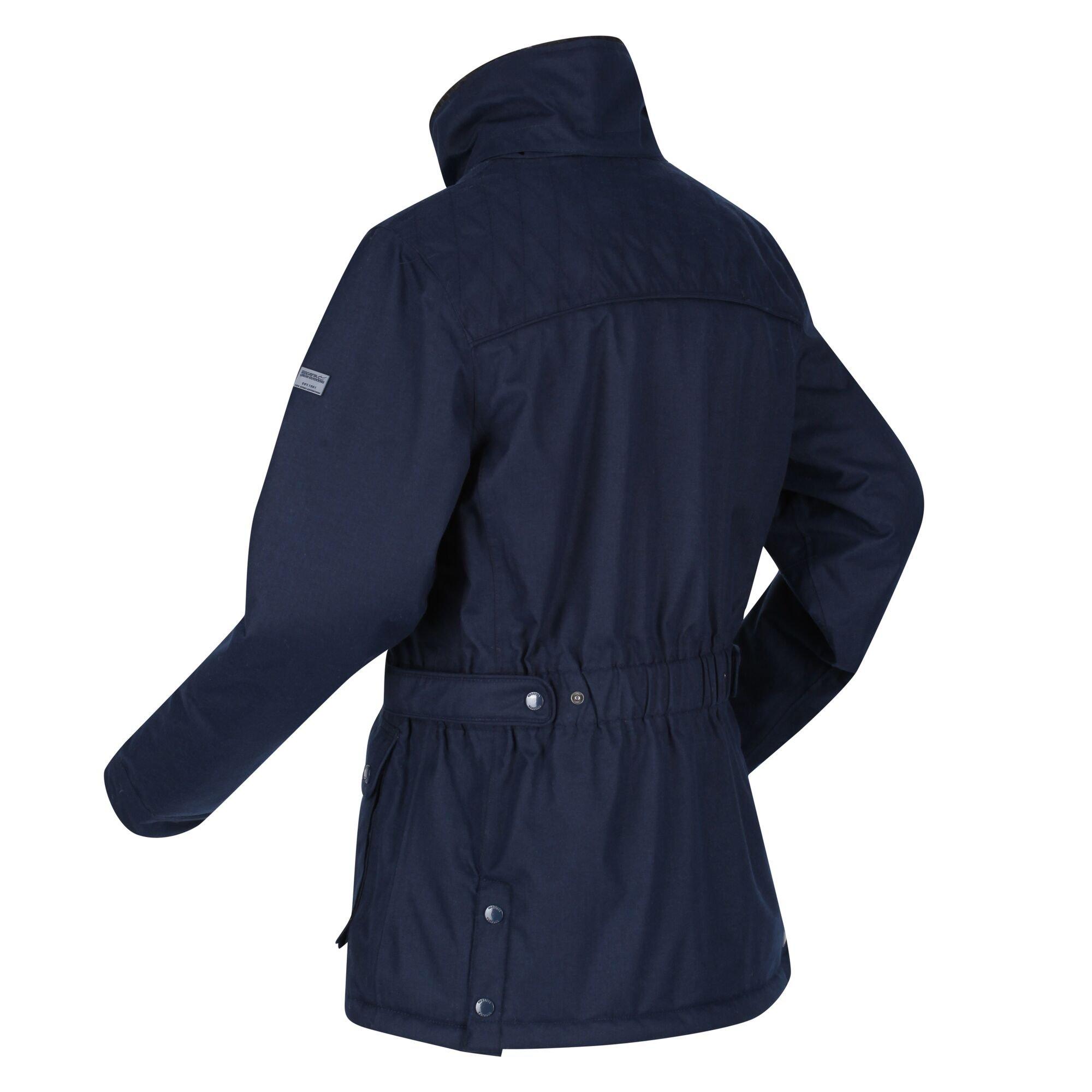 Navy - Regatta - Women's Linnette Water-Repellent Insulated Long Sleeve Waterproof Jacket - 4