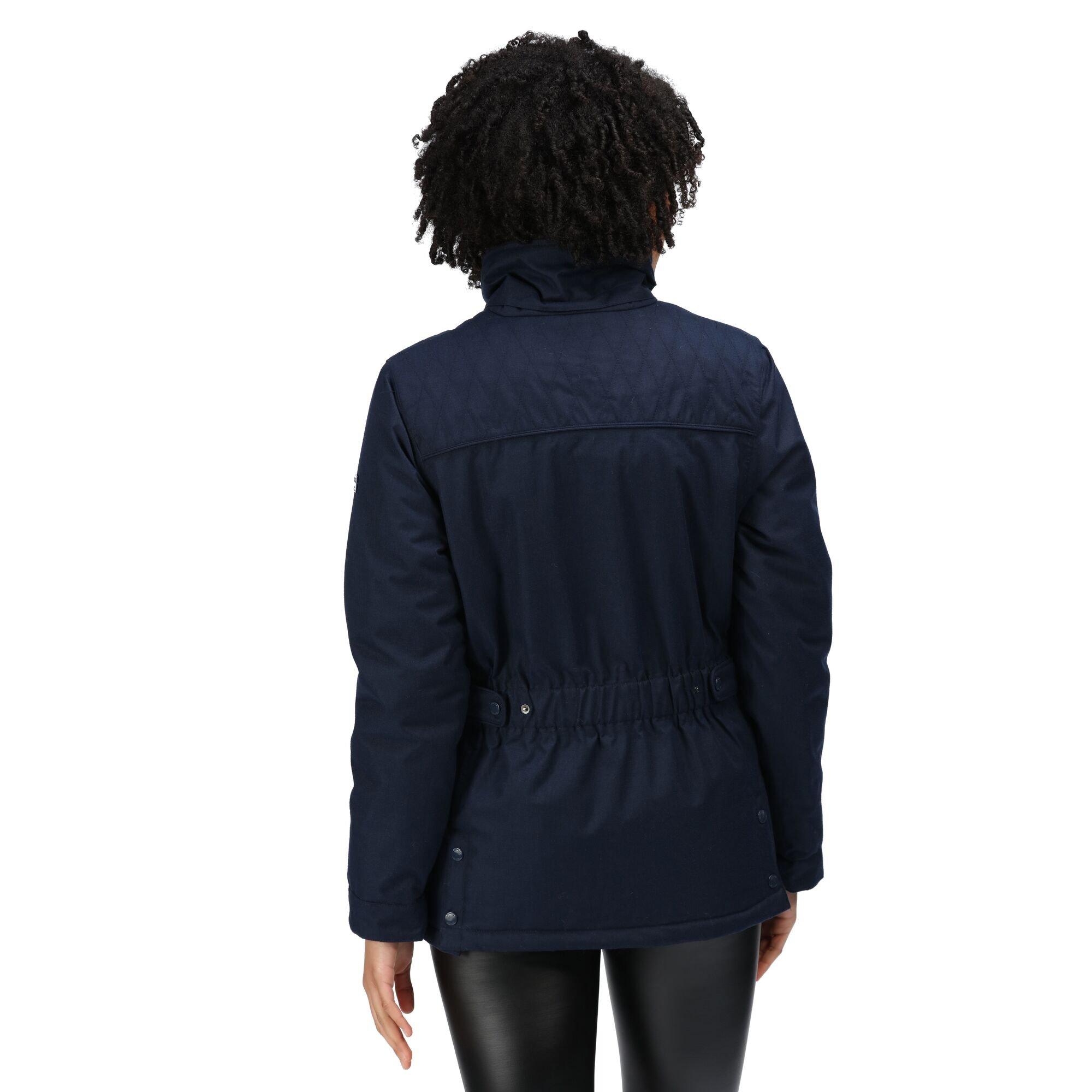 Navy - Regatta - Women's Linnette Water-Repellent Insulated Long Sleeve Waterproof Jacket - 5