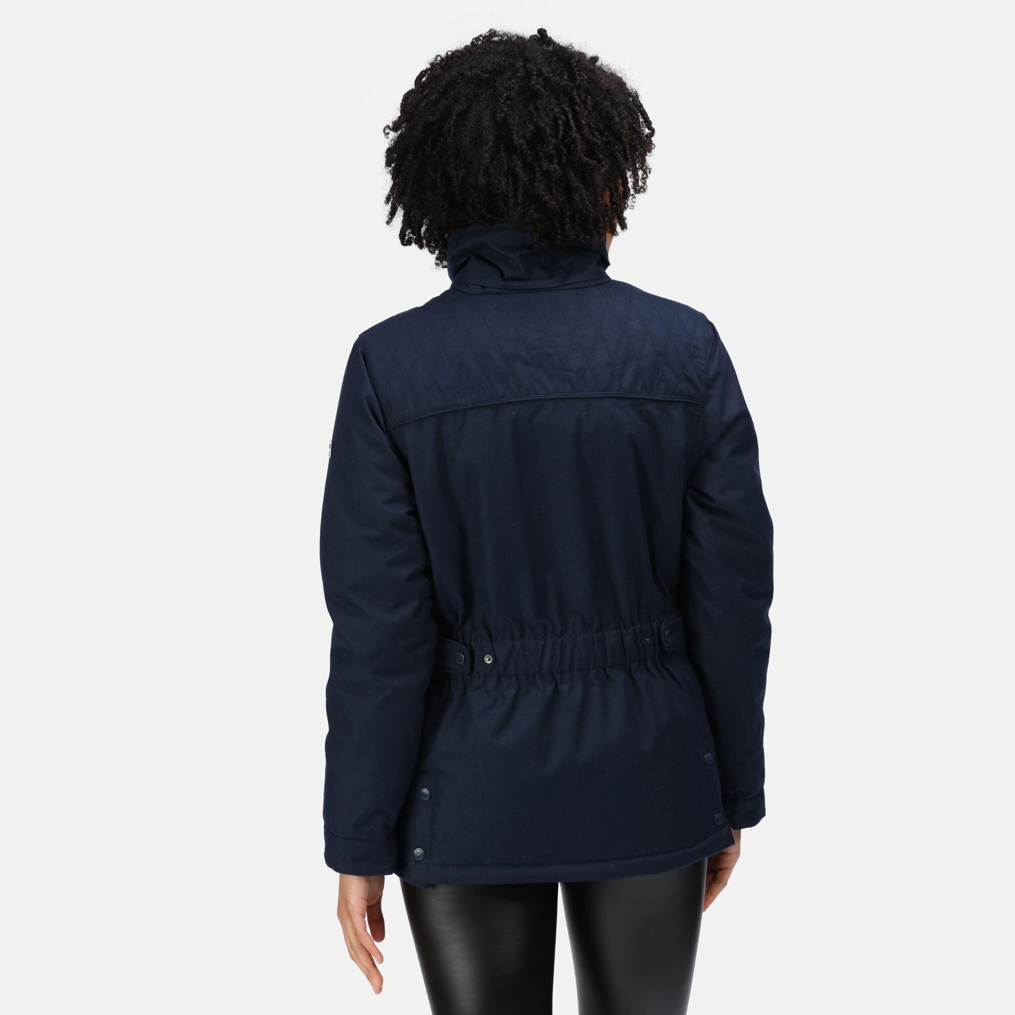 Navy - Regatta - Women's Linnette Water-Repellent Insulated Long Sleeve Waterproof Jacket - 6