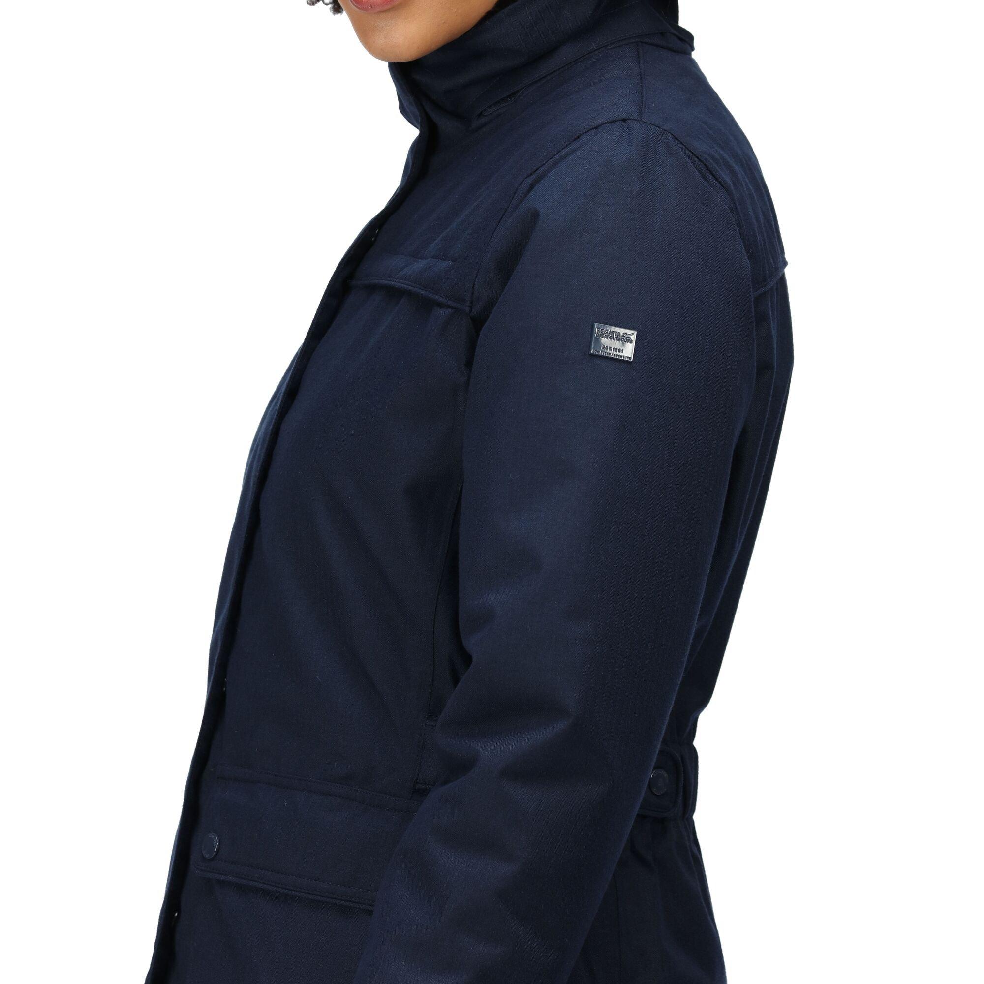 Navy - Regatta - Women's Linnette Water-Repellent Insulated Long Sleeve Waterproof Jacket - 10