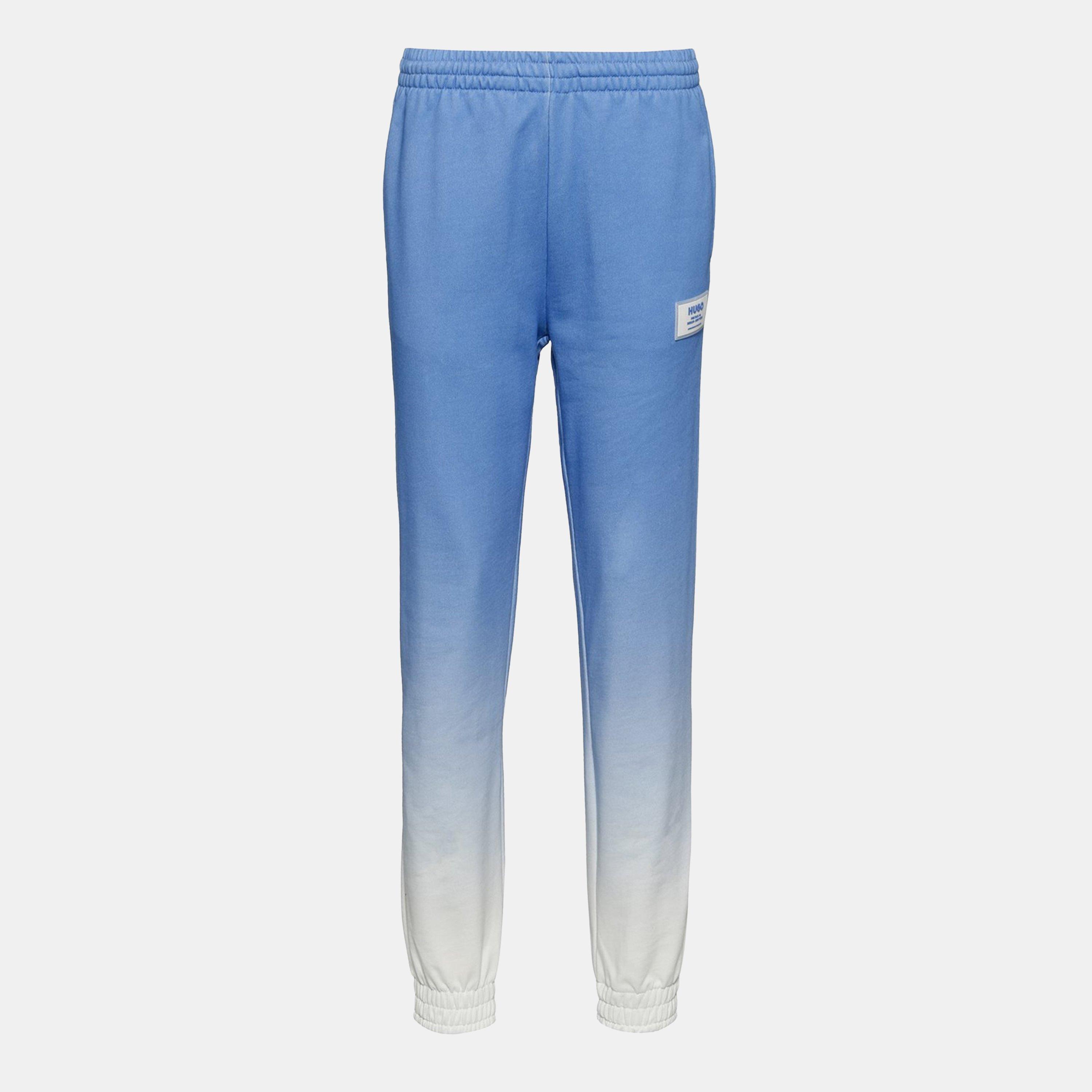 Medium Blue - Hugo - Women's Closed Hem Poly Tracksuit Joggers - 1