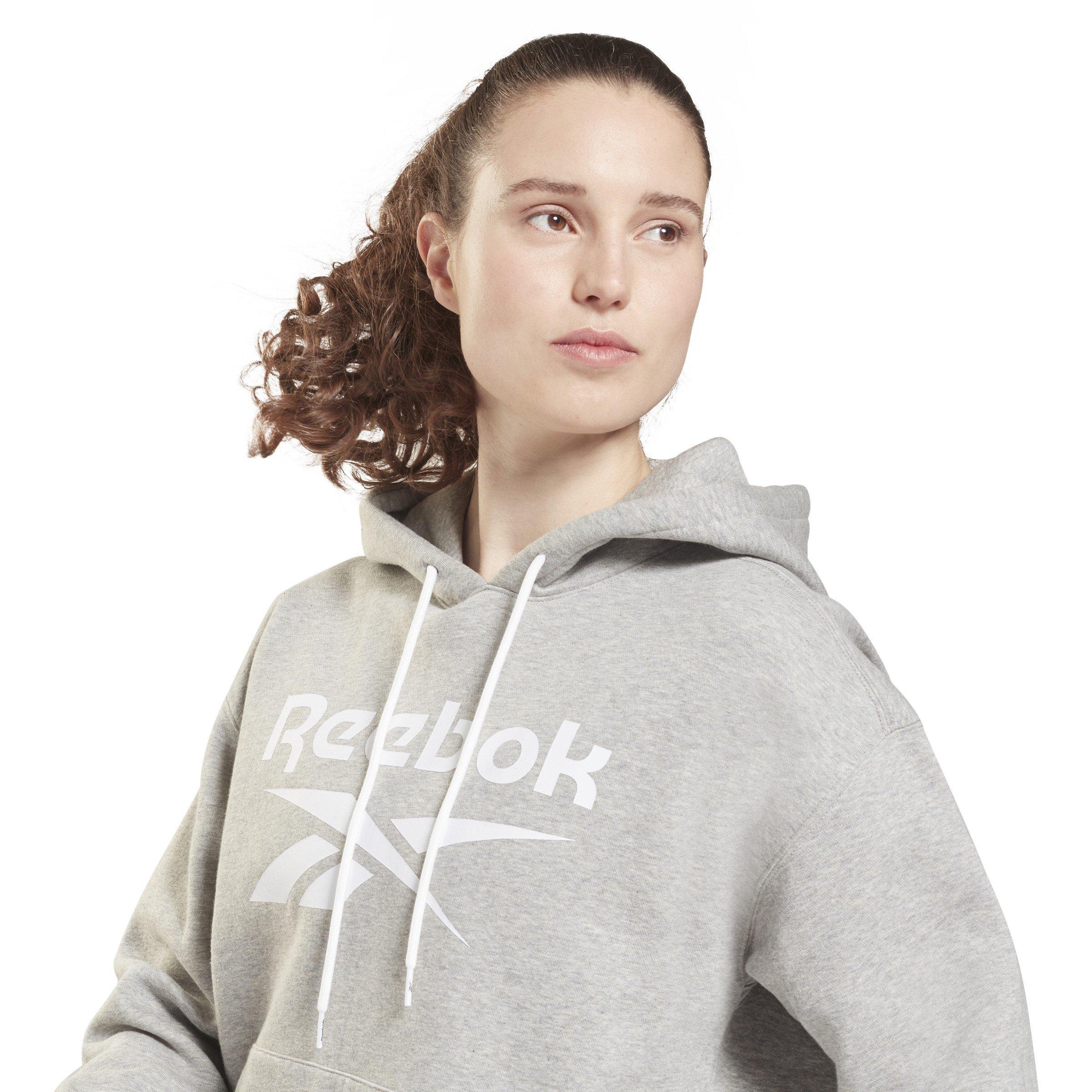 Reebok Identity Logo Fleece Hoodie Womens Leistungsstarke Kapuzenpullover Sports Direct