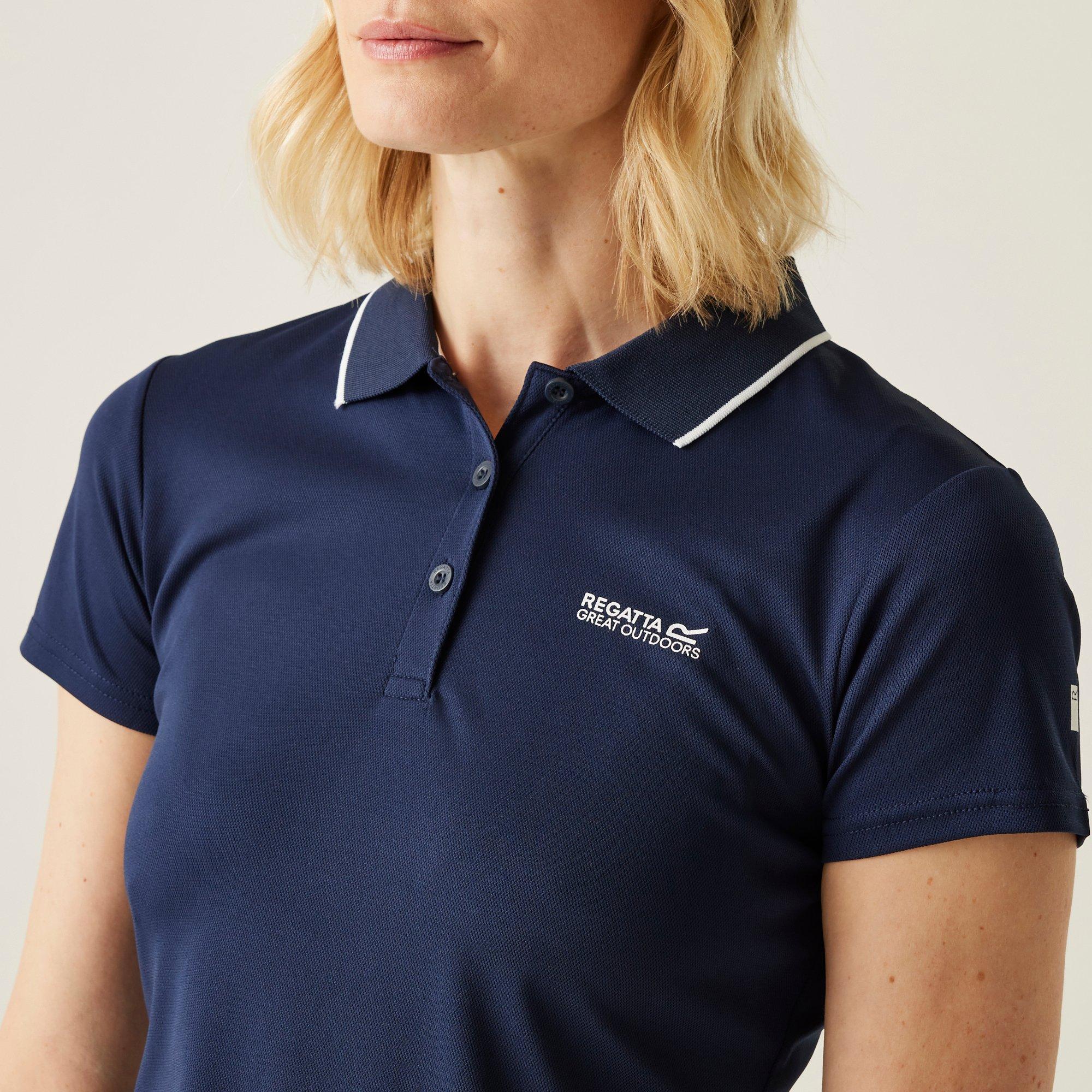 Navy - Regatta - Womens Maverick V Polo T-Shirt - 4