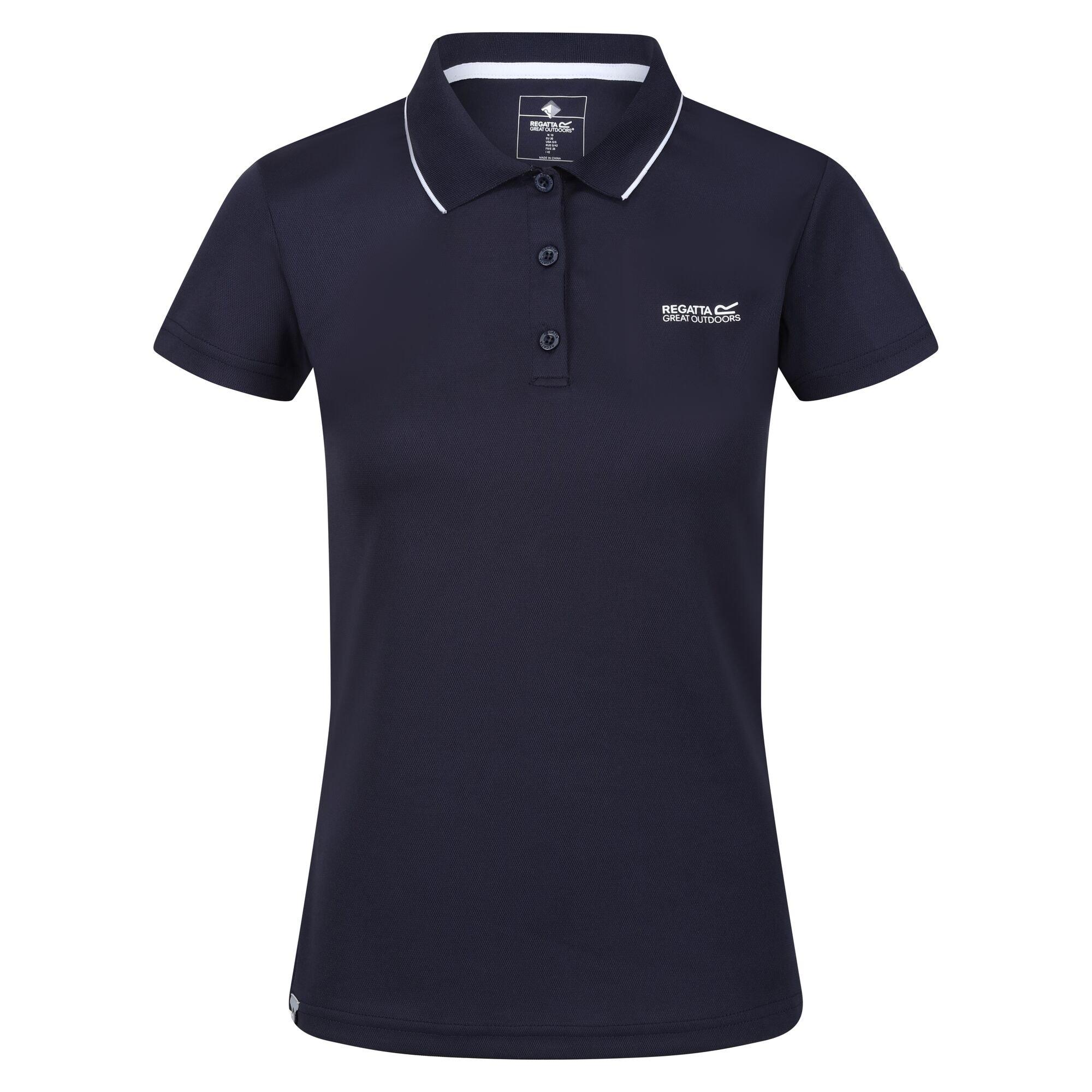 Navy - Regatta - Womens Maverick V Polo T-Shirt - 5