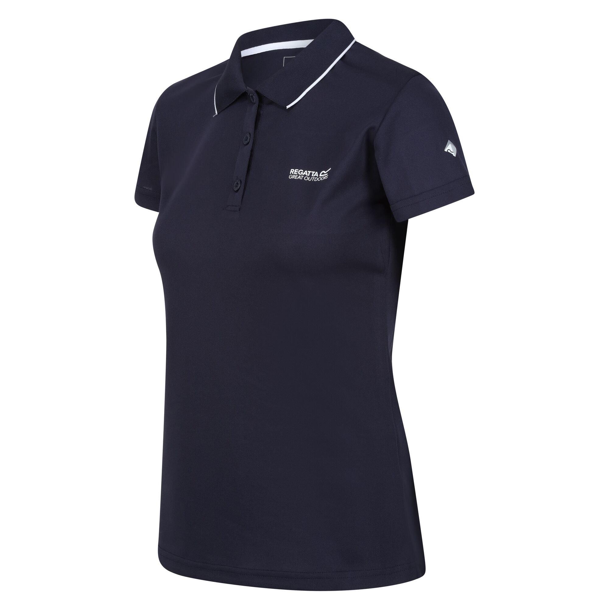 Navy - Regatta - Womens Maverick V Polo T-Shirt - 7
