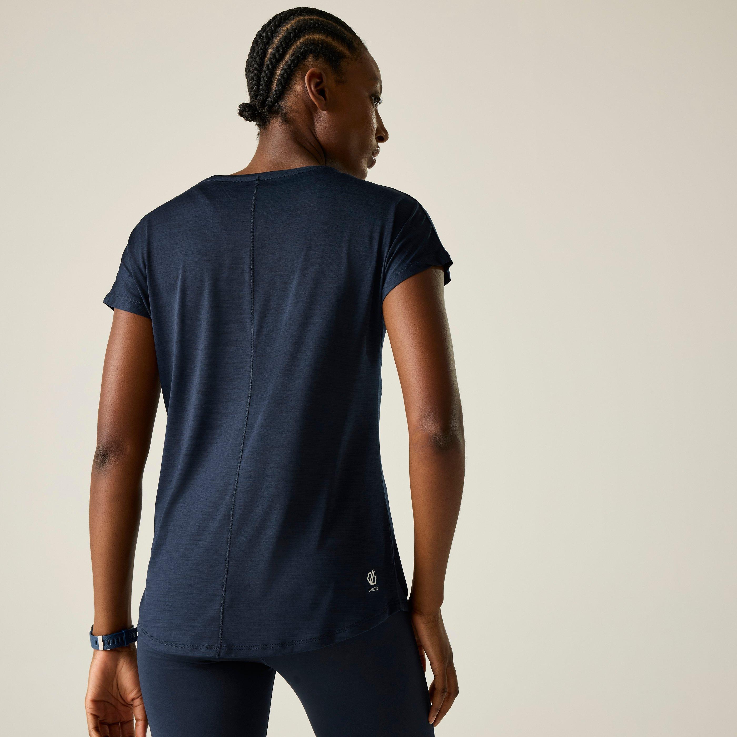 Navy - Dare 2b - Womens Vigilant Lightweight T-Shirt - 2